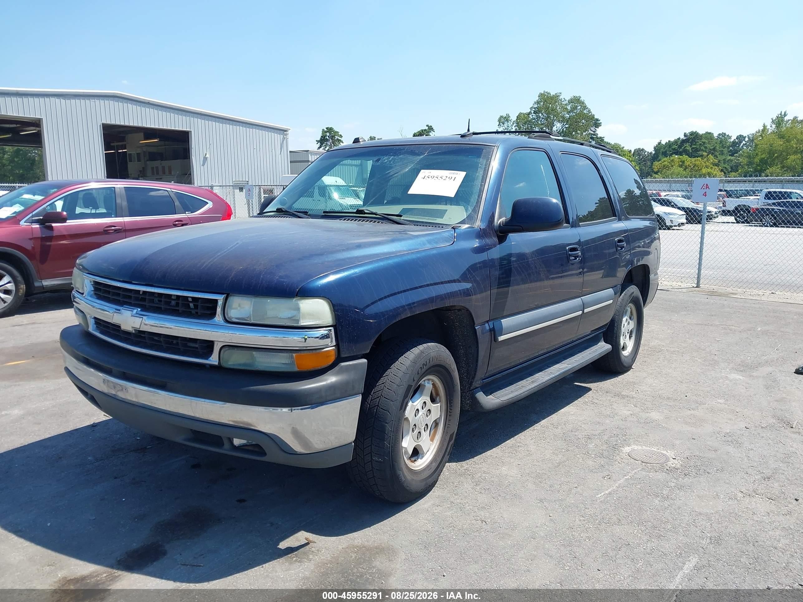 2004 Chevrolet Tahoe Lt Синий vin: 1GNEC13Z54R140020