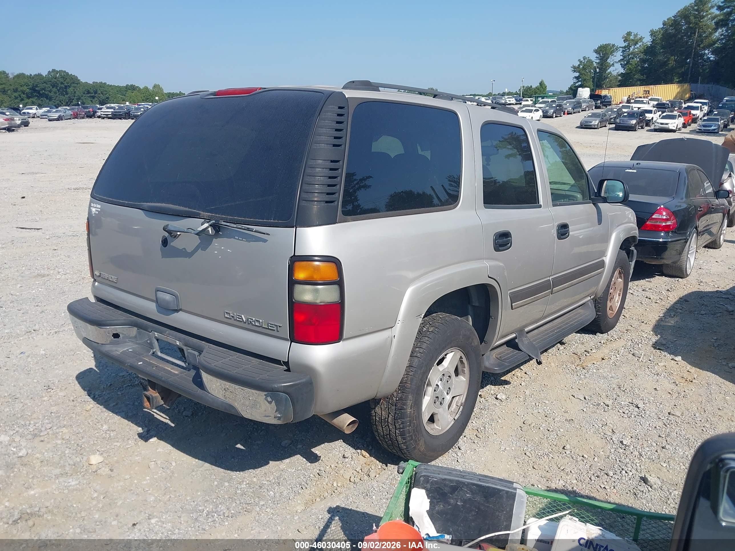 2004 Chevrolet Tahoe Ls Tan vin: 1GNEC13Z54R285669