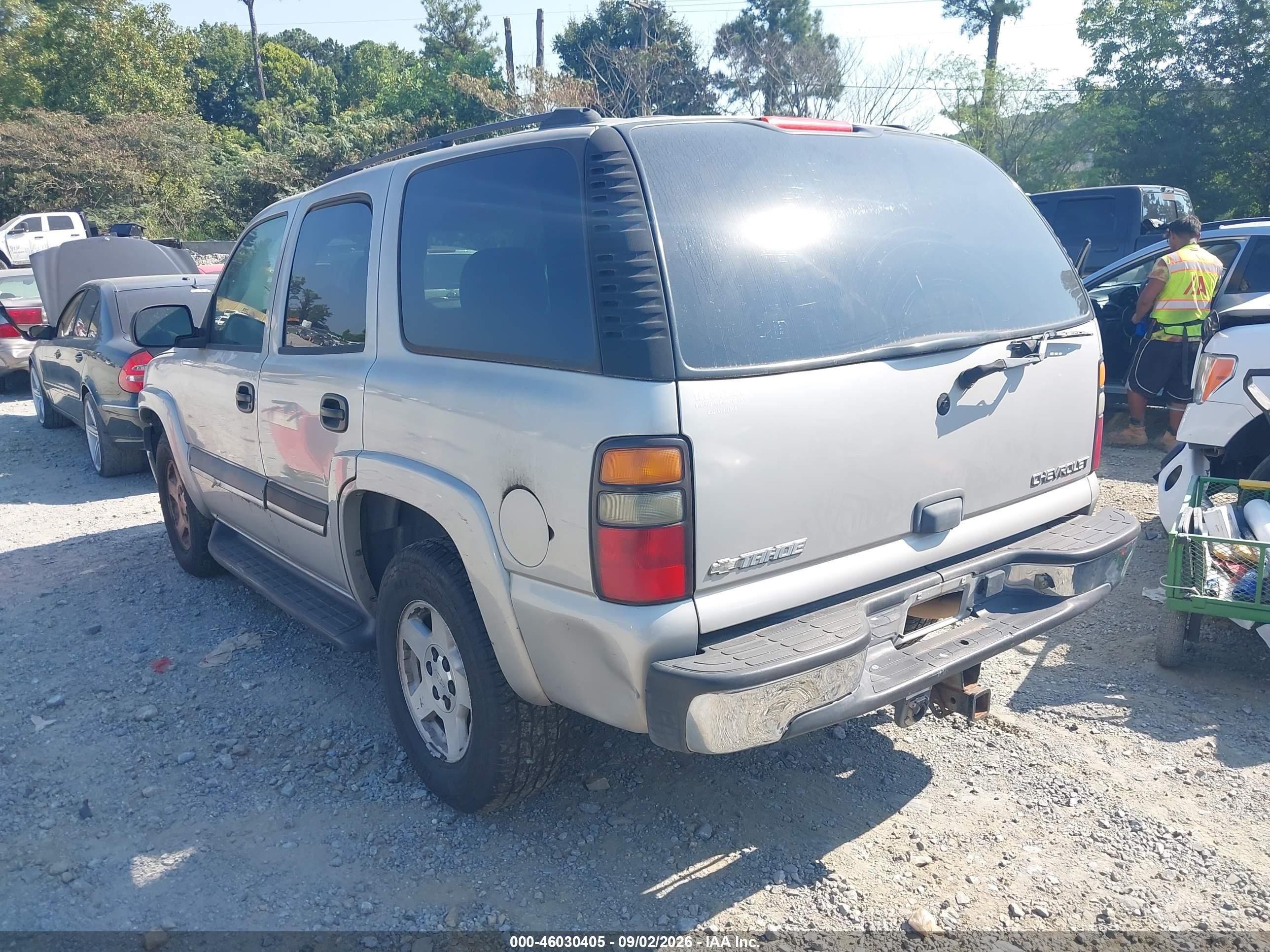 2004 Chevrolet Tahoe Ls Tan vin: 1GNEC13Z54R285669