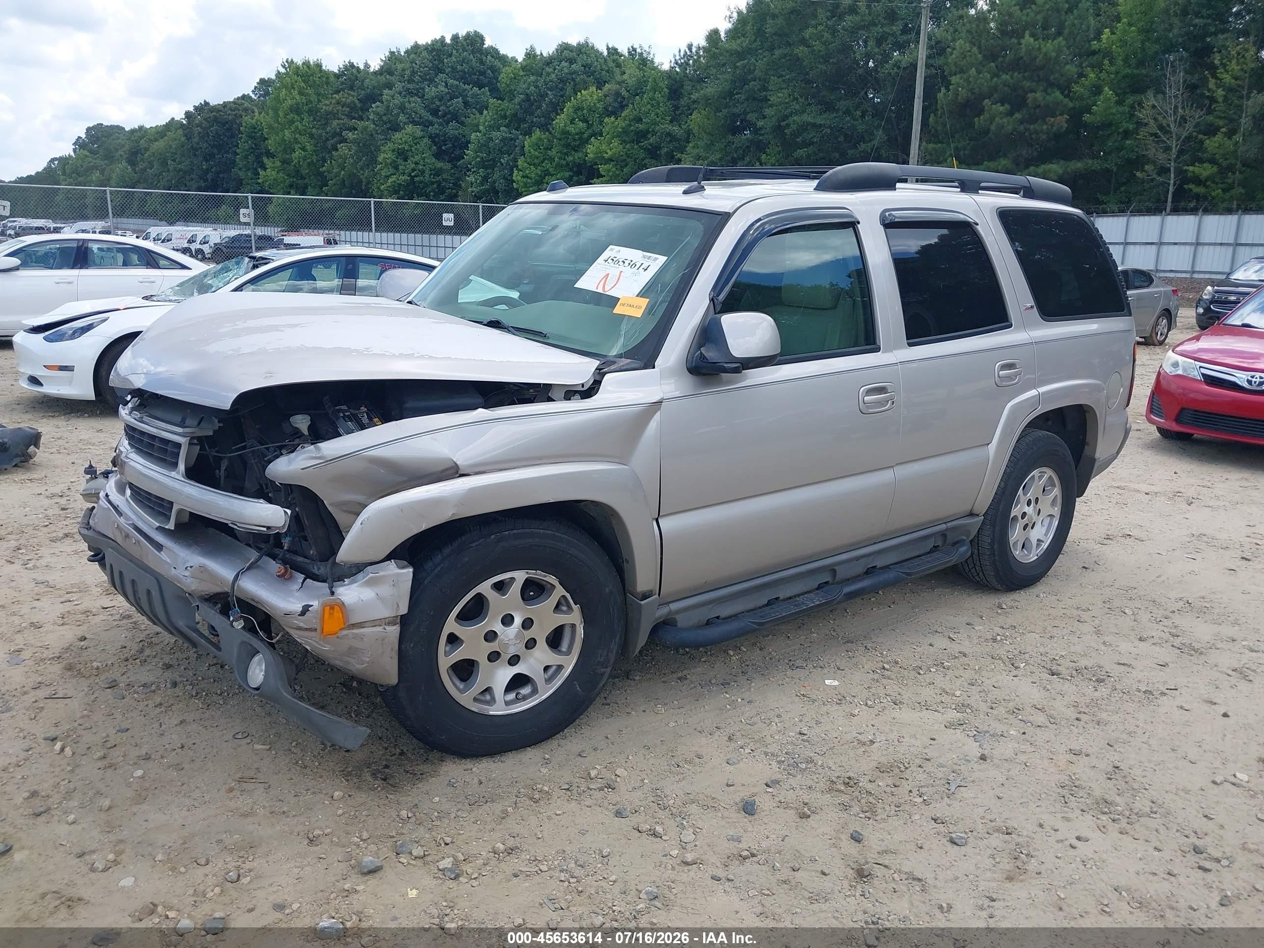2005 Chevrolet Tahoe Z71 Champagne vin: 1GNEC13Z55R257985