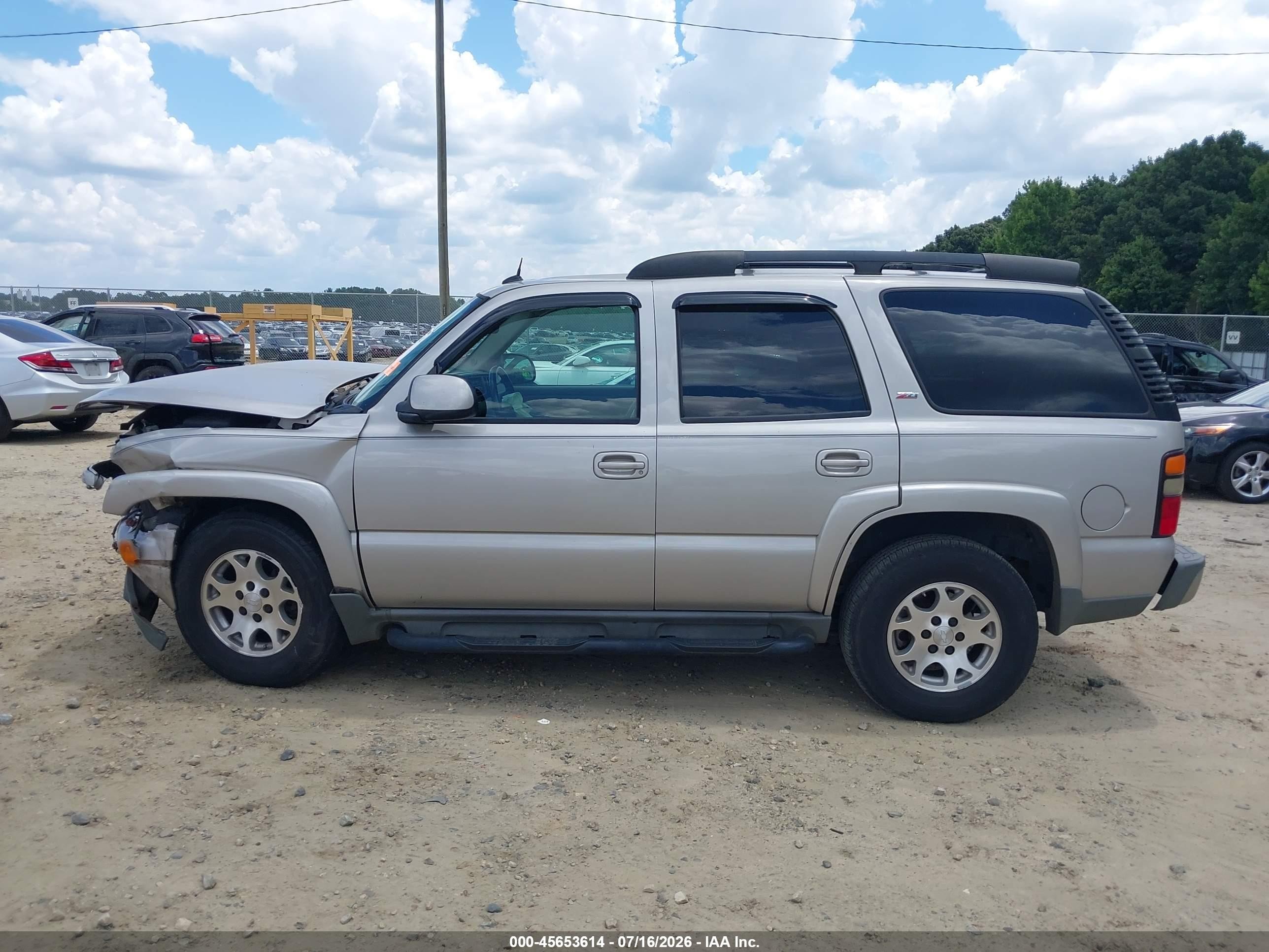 2005 Chevrolet Tahoe Z71 Champagne vin: 1GNEC13Z55R257985
