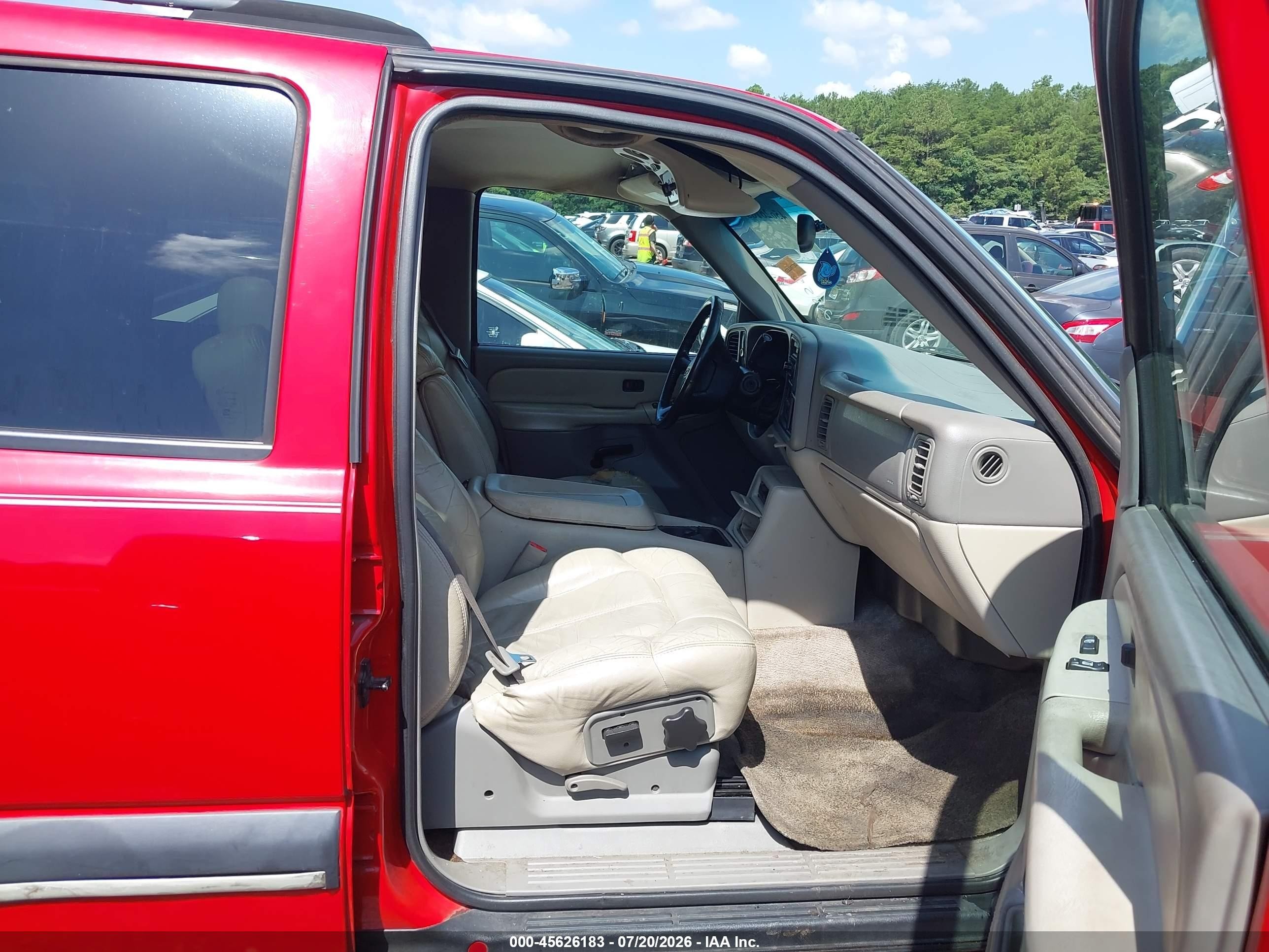2002 Chevrolet Tahoe Ls Red vin: 1GNEC13Z62R285581