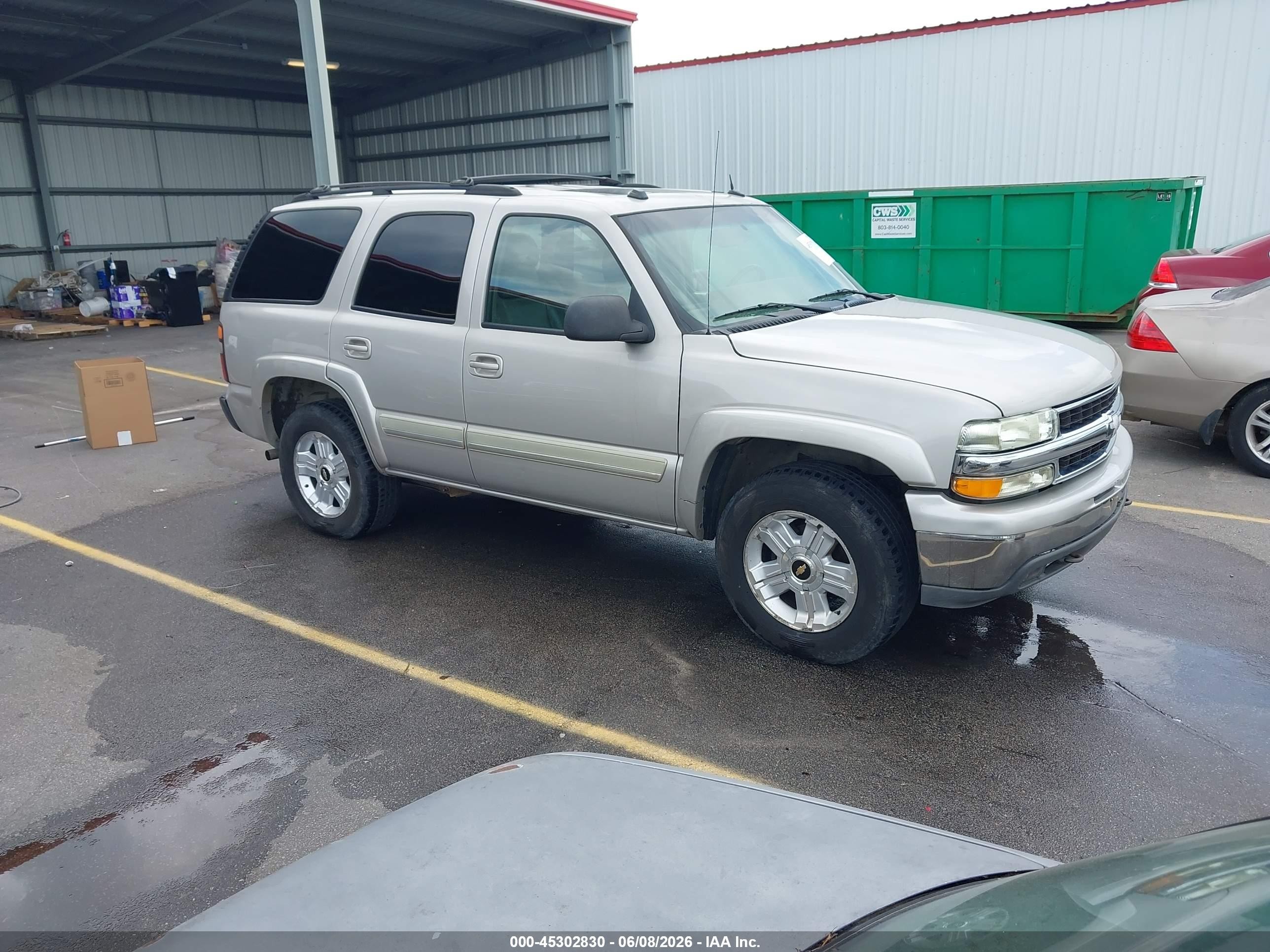2004 Chevrolet Tahoe Lt Beige vin: 1GNEC13Z64J326115