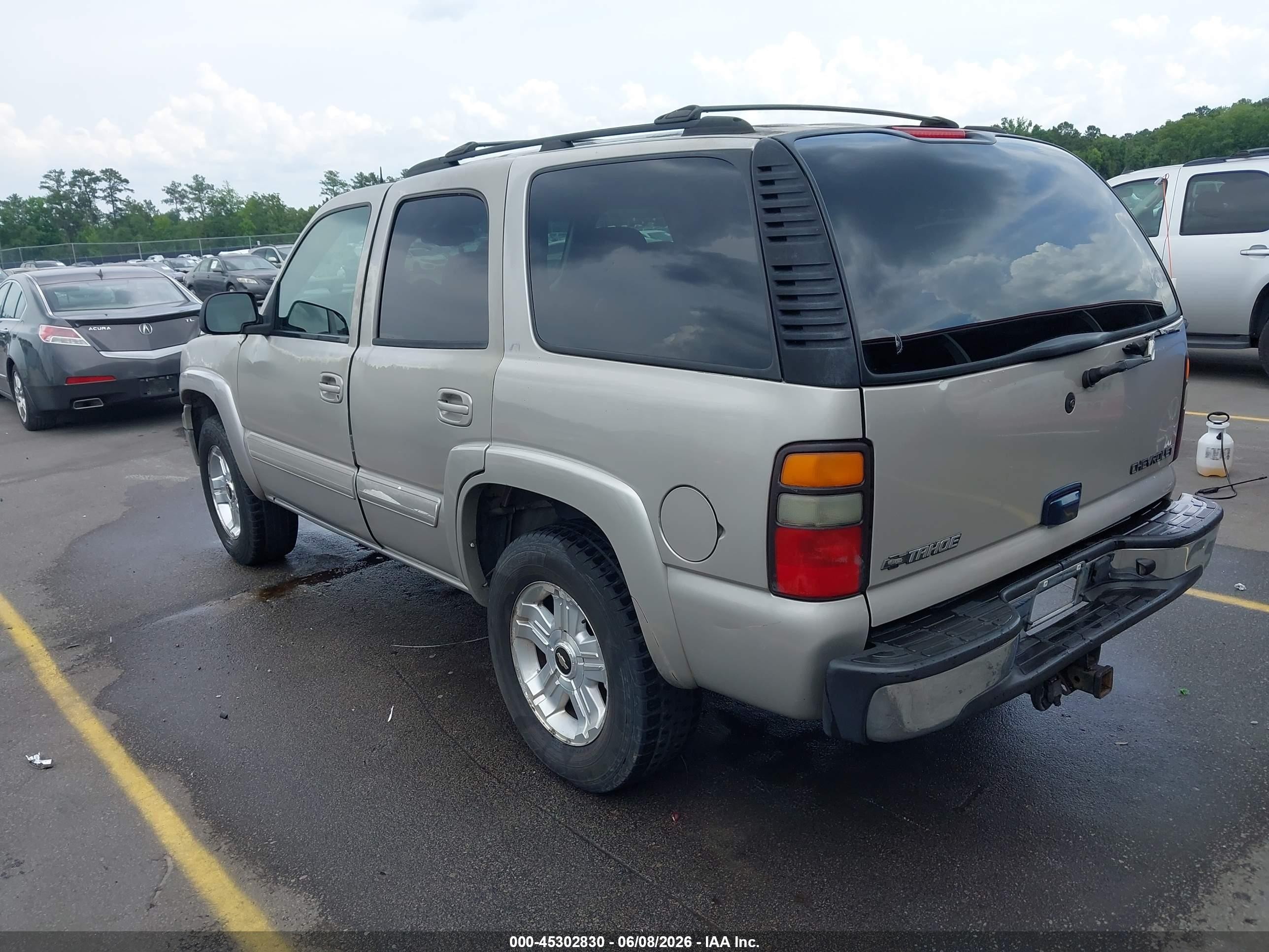 2004 Chevrolet Tahoe Lt Beige vin: 1GNEC13Z64J326115