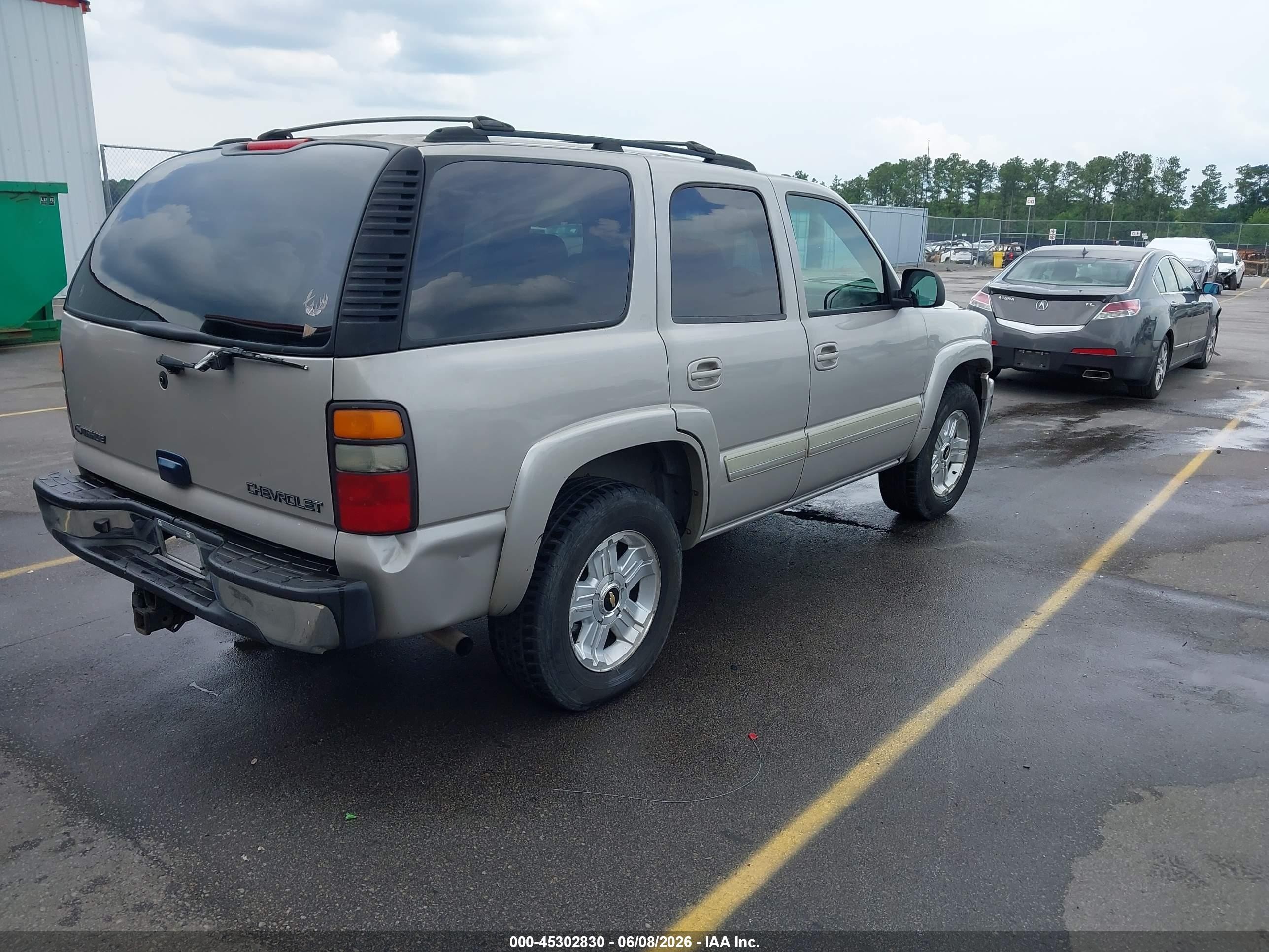 2004 Chevrolet Tahoe Lt Beige vin: 1GNEC13Z64J326115