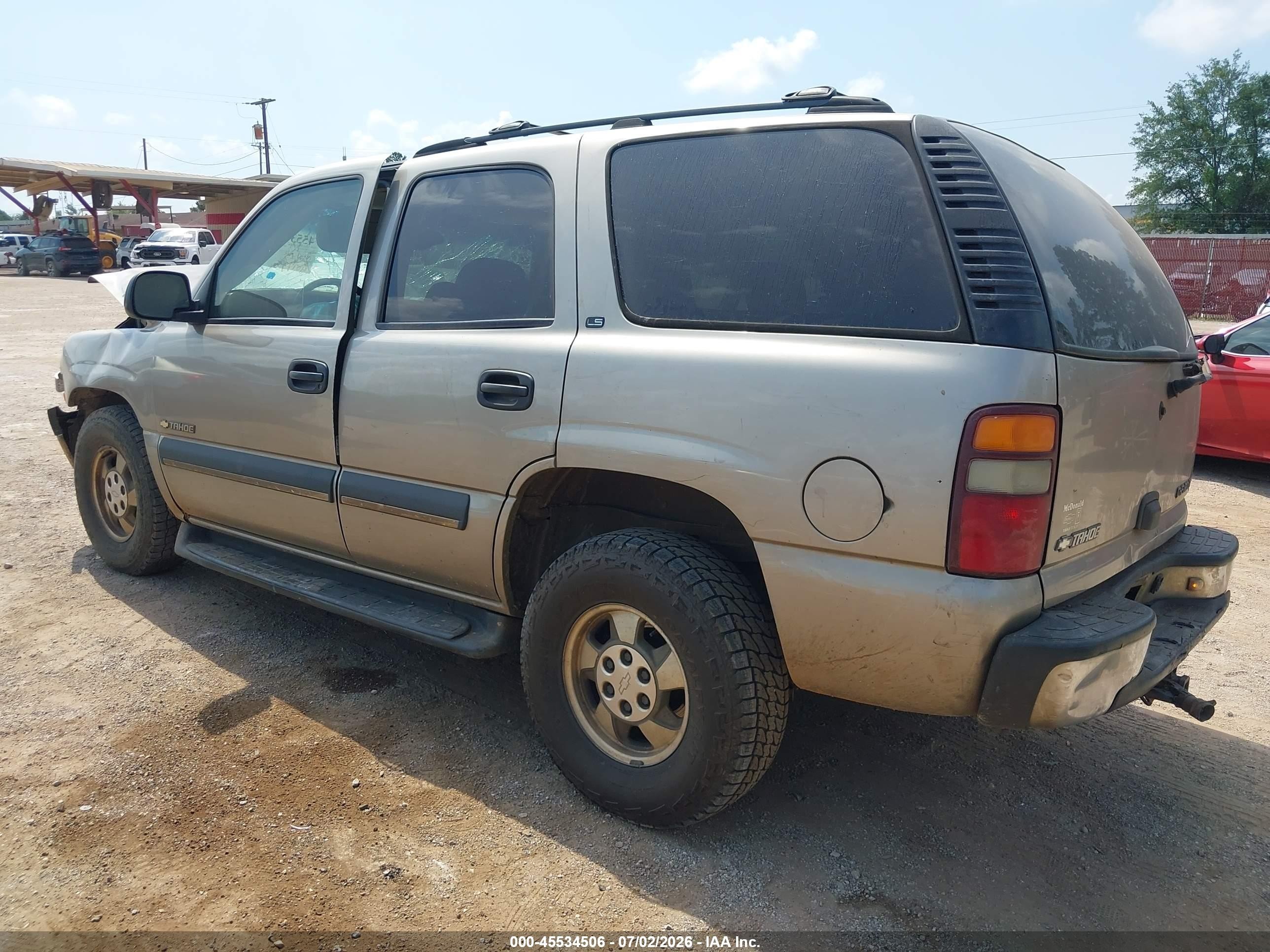 2002 Chevrolet Tahoe Ls Tan vin: 1GNEC13Z72R267543