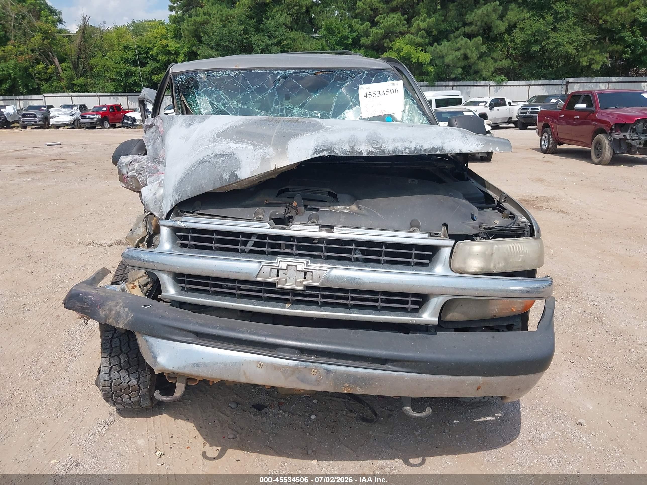 2002 Chevrolet Tahoe Ls Tan vin: 1GNEC13Z72R267543