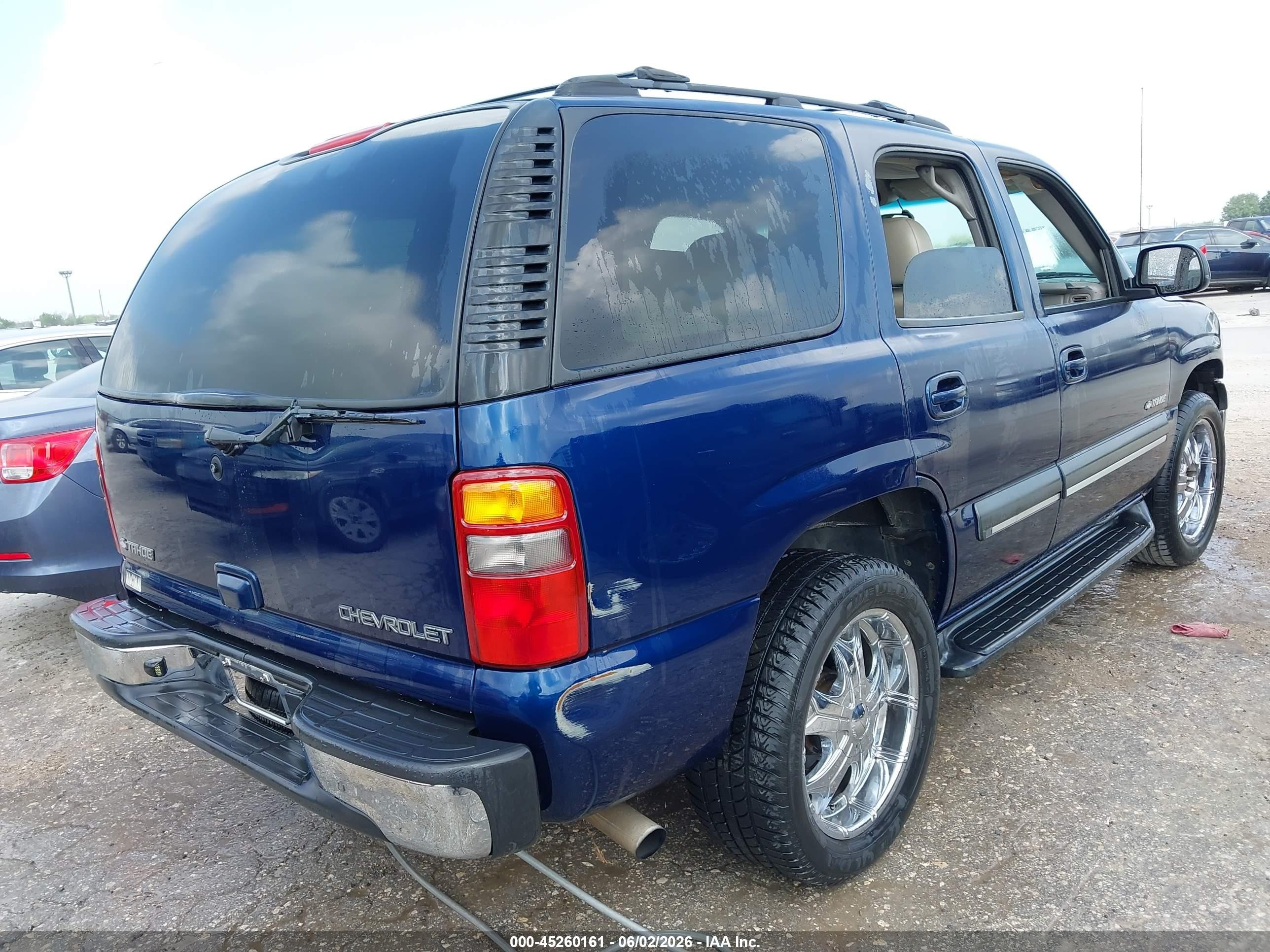 2002 Chevrolet Tahoe Lt Blue vin: 1GNEC13Z72R298629