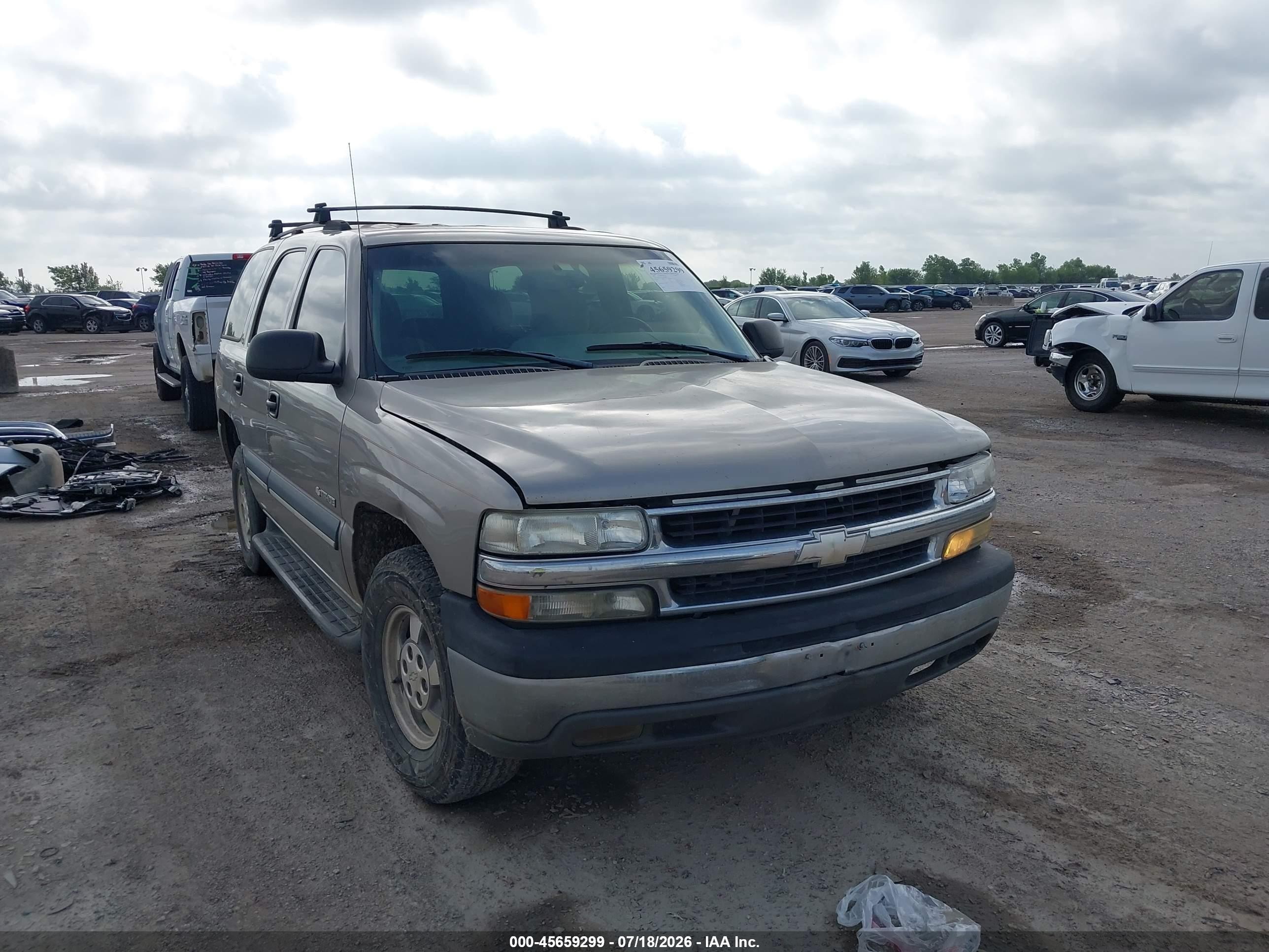 2003 Chevrolet Tahoe Ls Brown vin: 1GNEC13Z73R270489