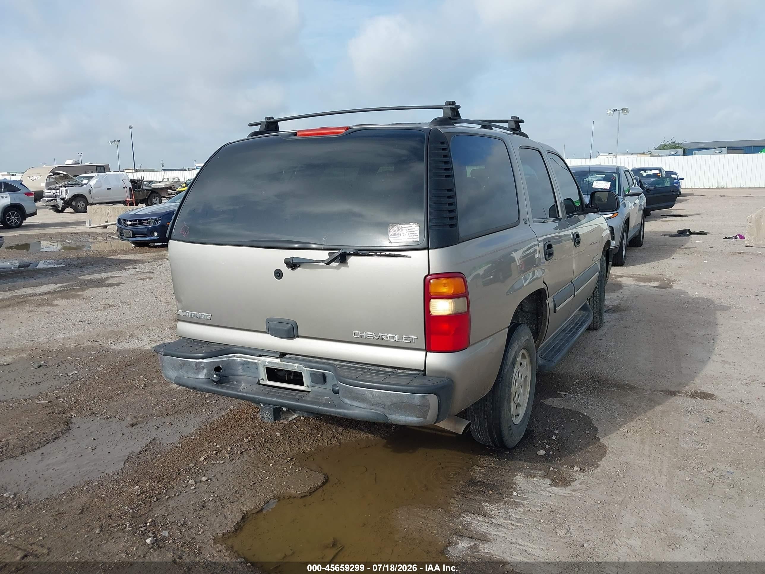 2003 Chevrolet Tahoe Ls Brown vin: 1GNEC13Z73R270489
