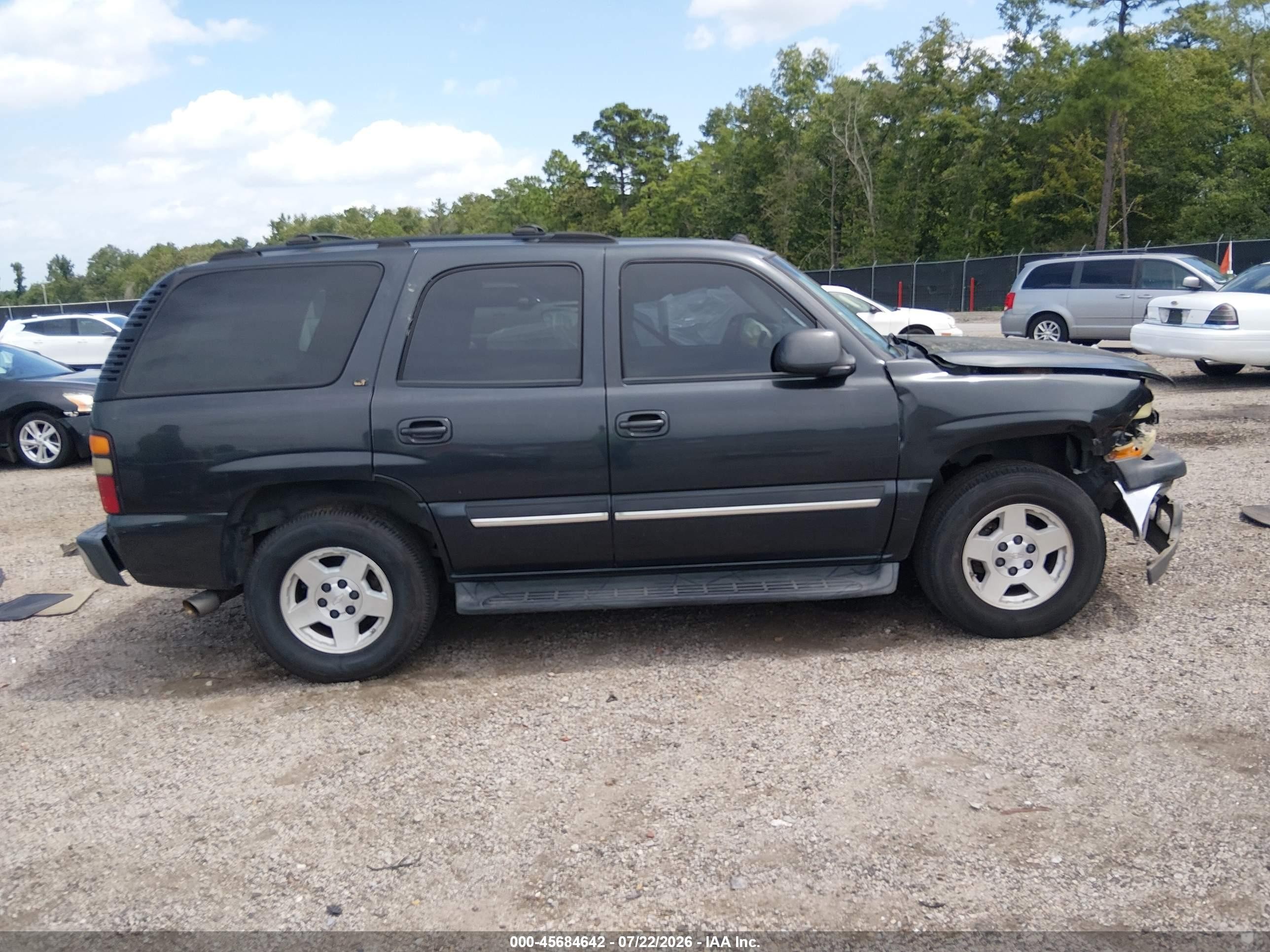 2004 Chevrolet Tahoe Lt Black vin: 1GNEC13Z74R262149