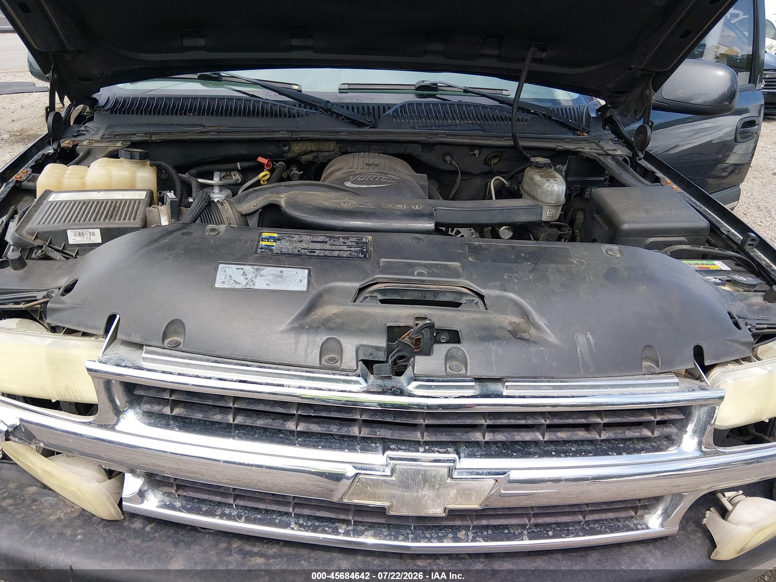2004 Chevrolet Tahoe Lt Black vin: 1GNEC13Z74R262149