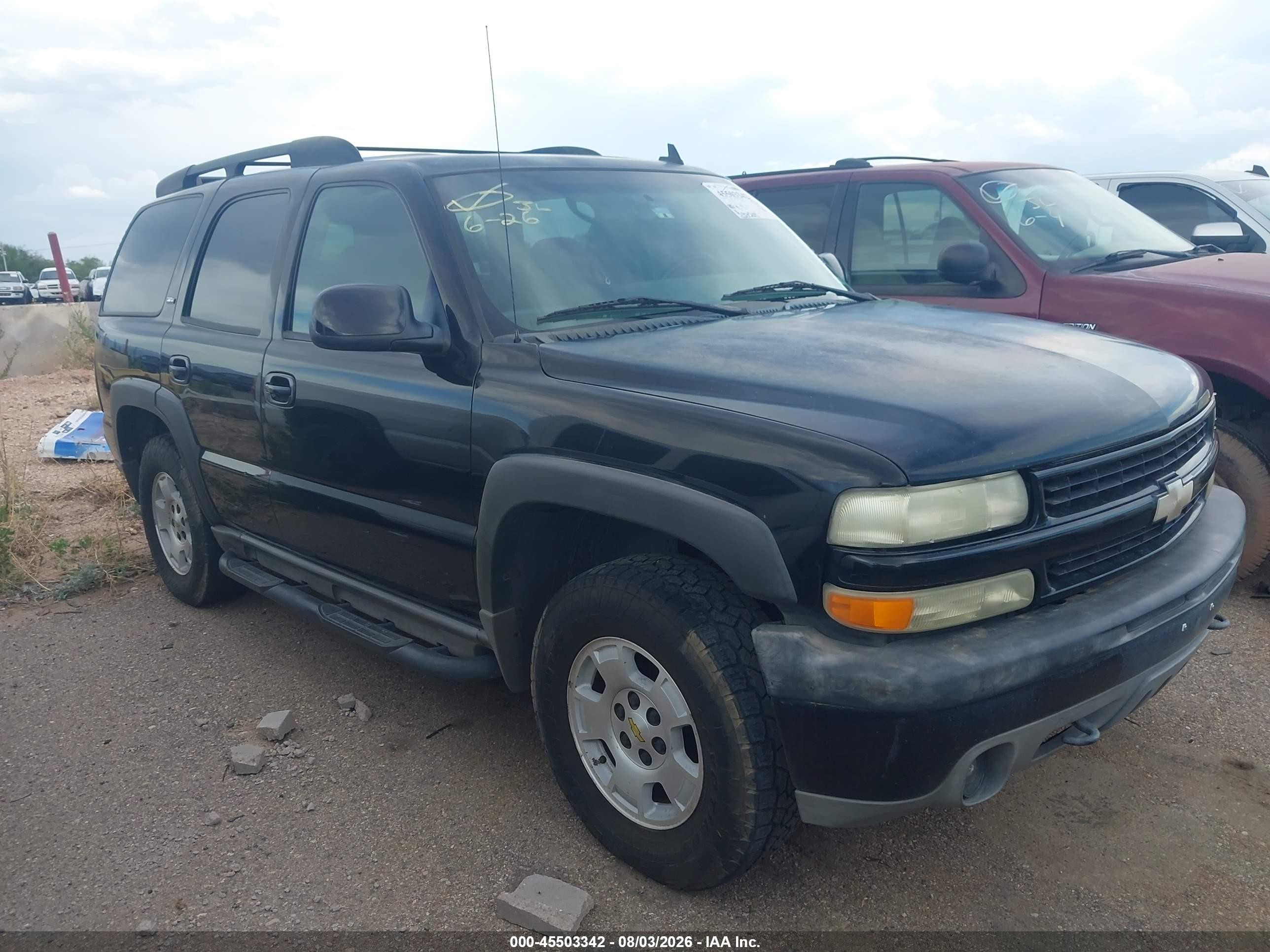 2006 Chevrolet Tahoe Z71 Black vin: 1GNEC13Z76R143651