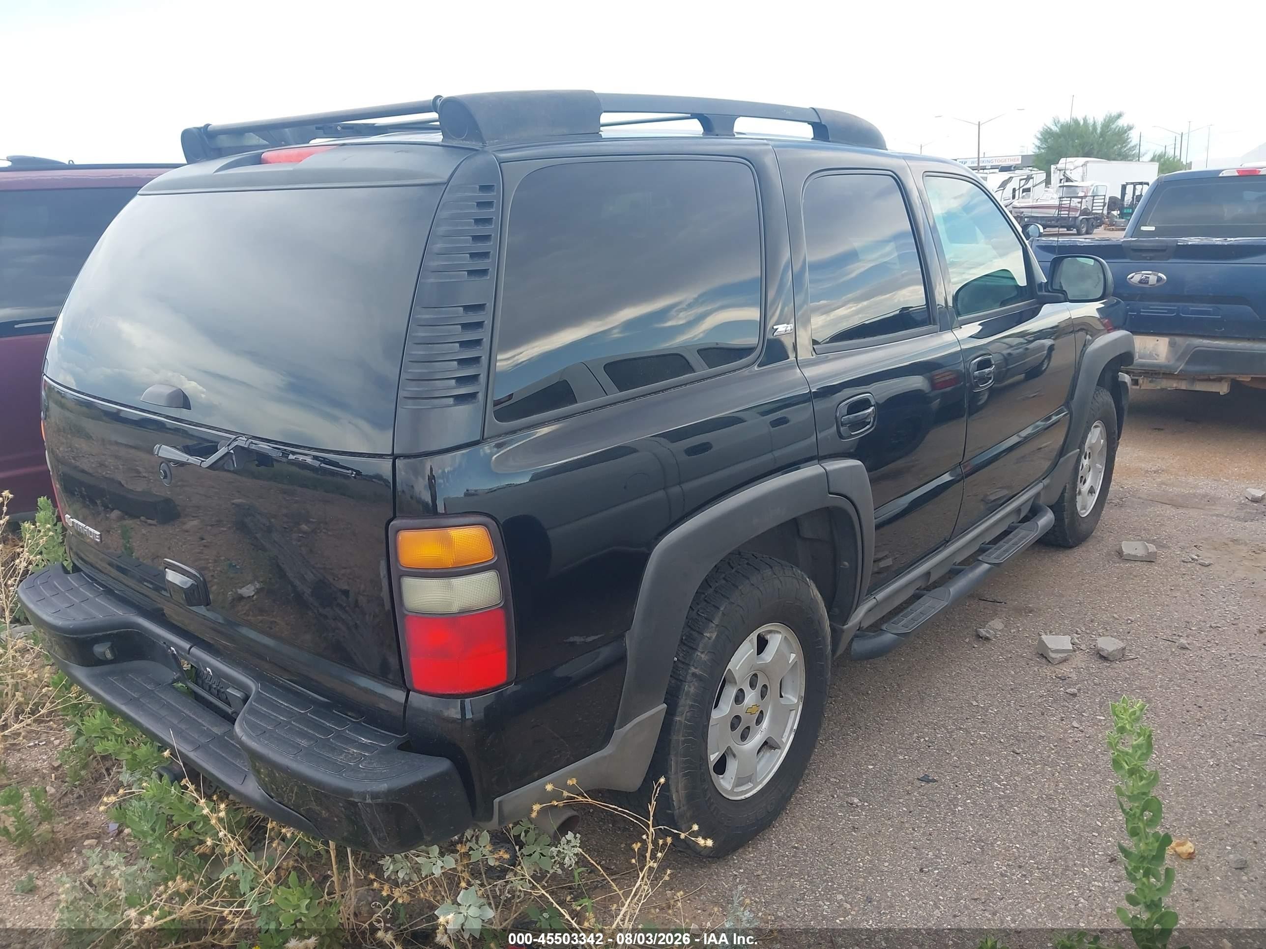 2006 Chevrolet Tahoe Z71 Black vin: 1GNEC13Z76R143651