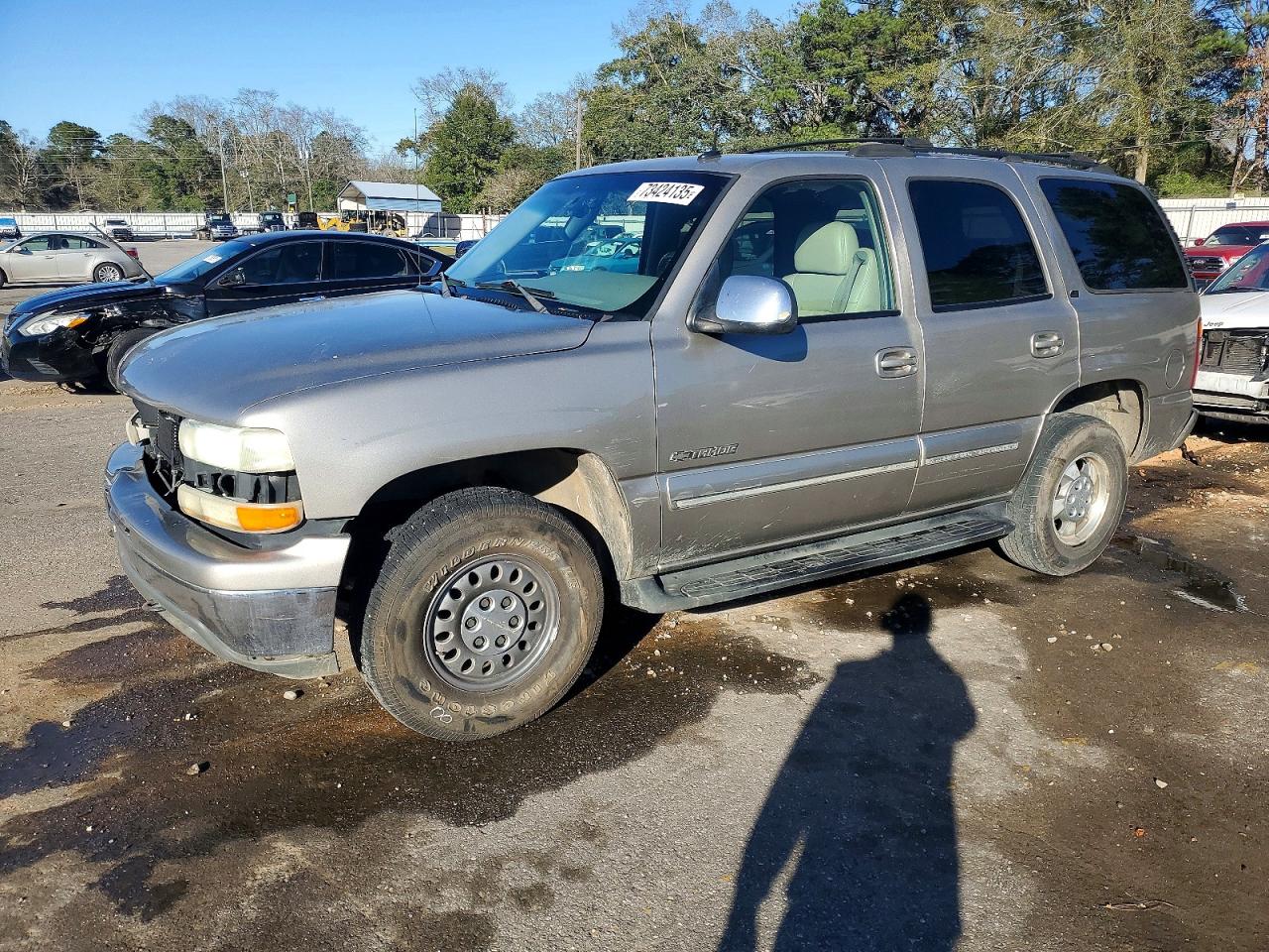 2002 Chevrolet Tahoe C1500 Gray vin: 1GNEC13Z82J273477