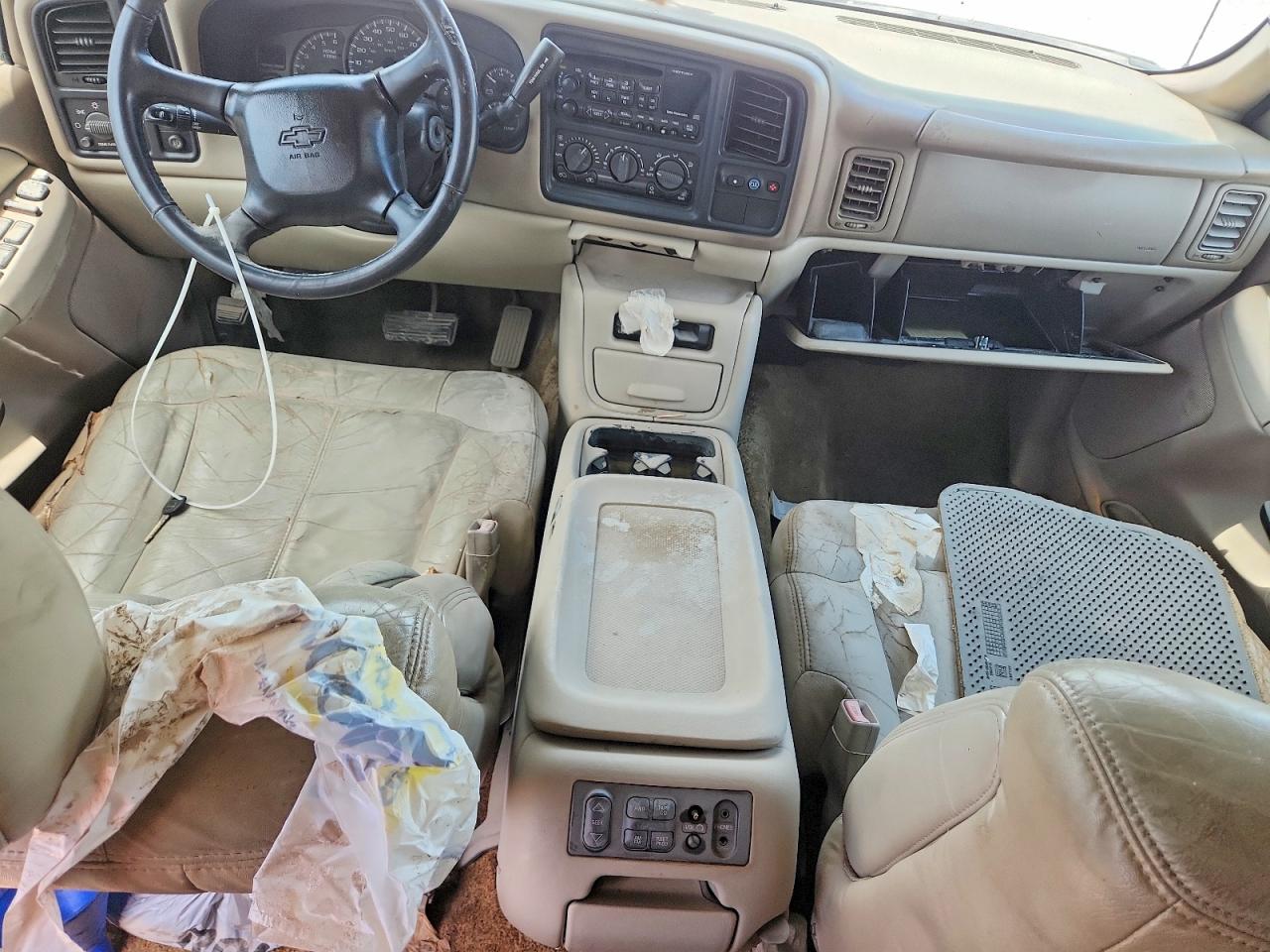 2002 Chevrolet Tahoe C1500 White vin: 1GNEC13Z82R325160