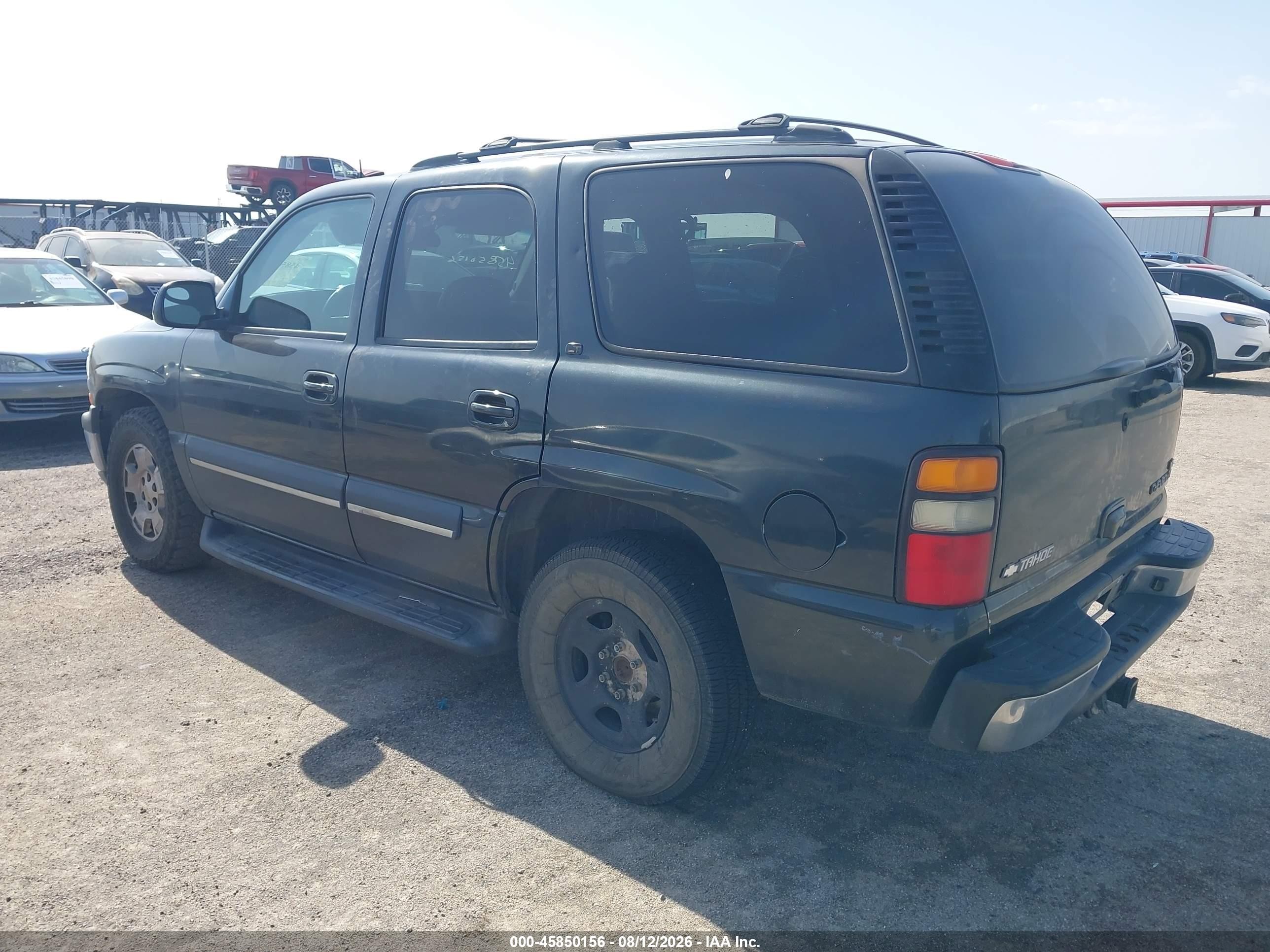 2004 Chevrolet Tahoe Lt Black vin: 1GNEC13Z84R146586