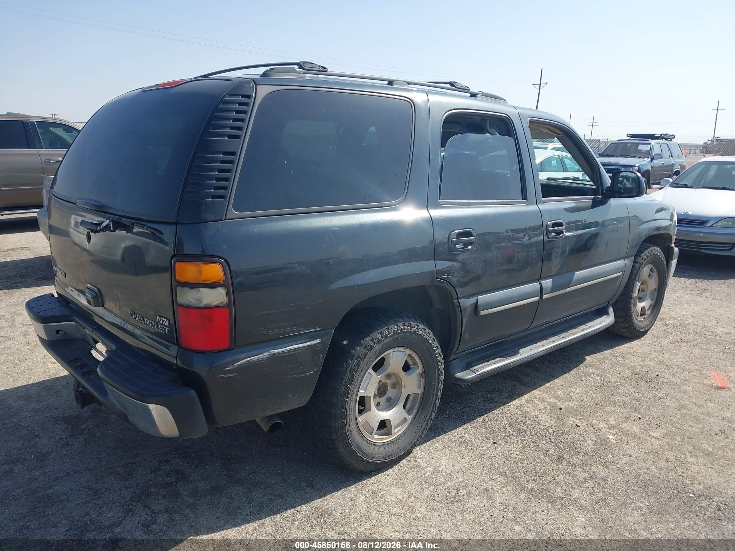 2004 Chevrolet Tahoe Lt Black vin: 1GNEC13Z84R146586