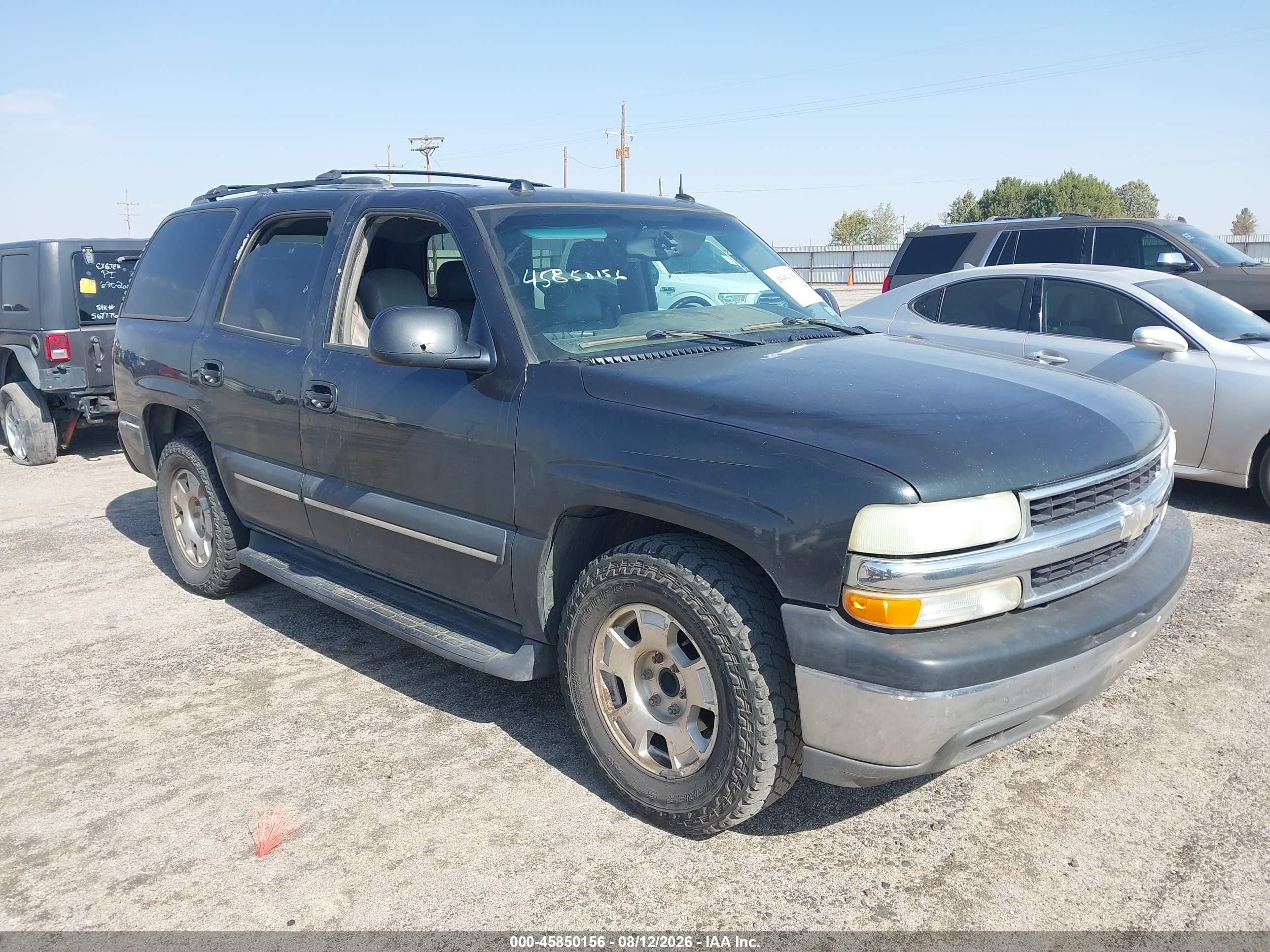 2004 Chevrolet Tahoe Lt Black vin: 1GNEC13Z84R146586
