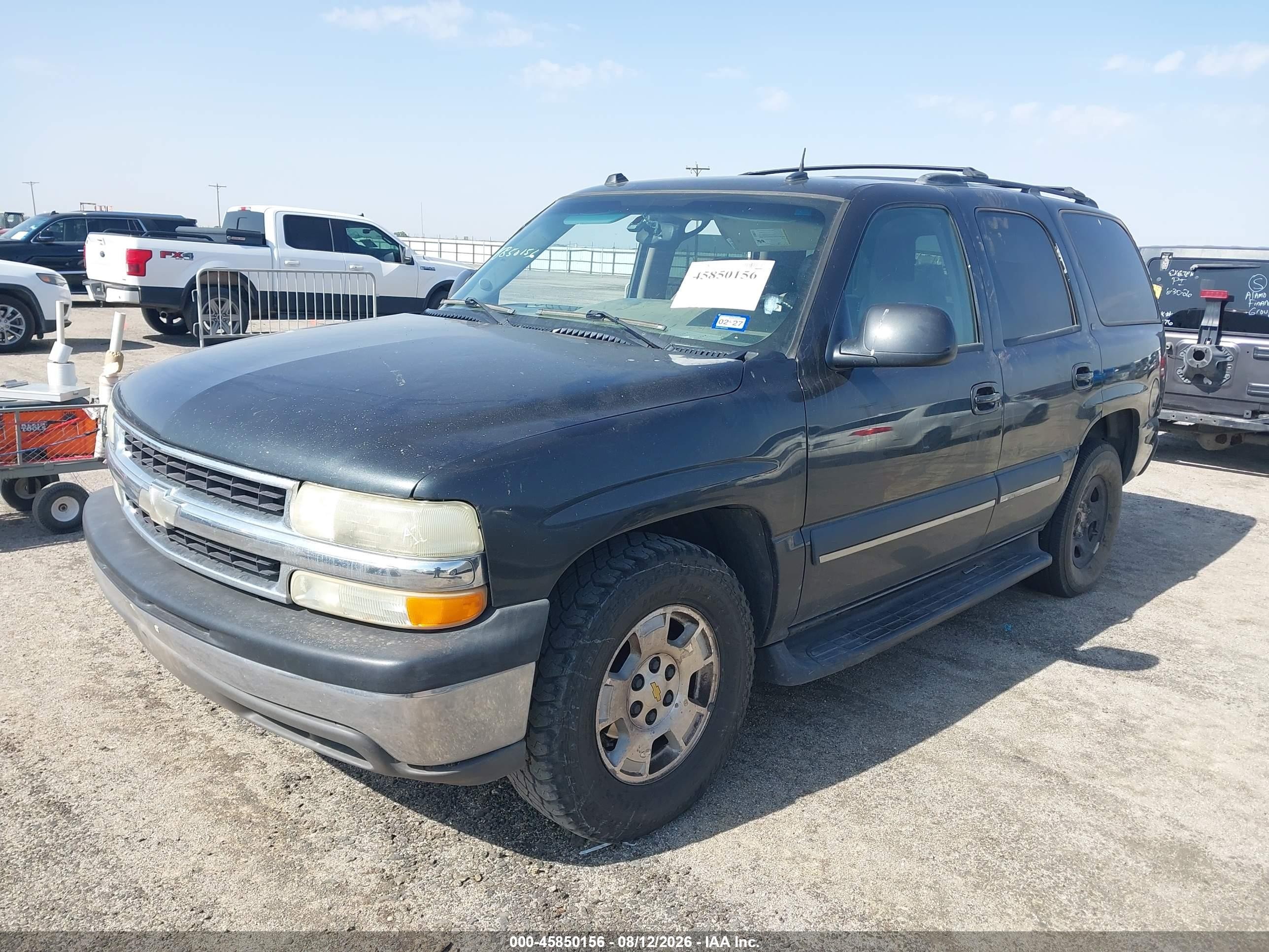 2004 Chevrolet Tahoe Lt Black vin: 1GNEC13Z84R146586