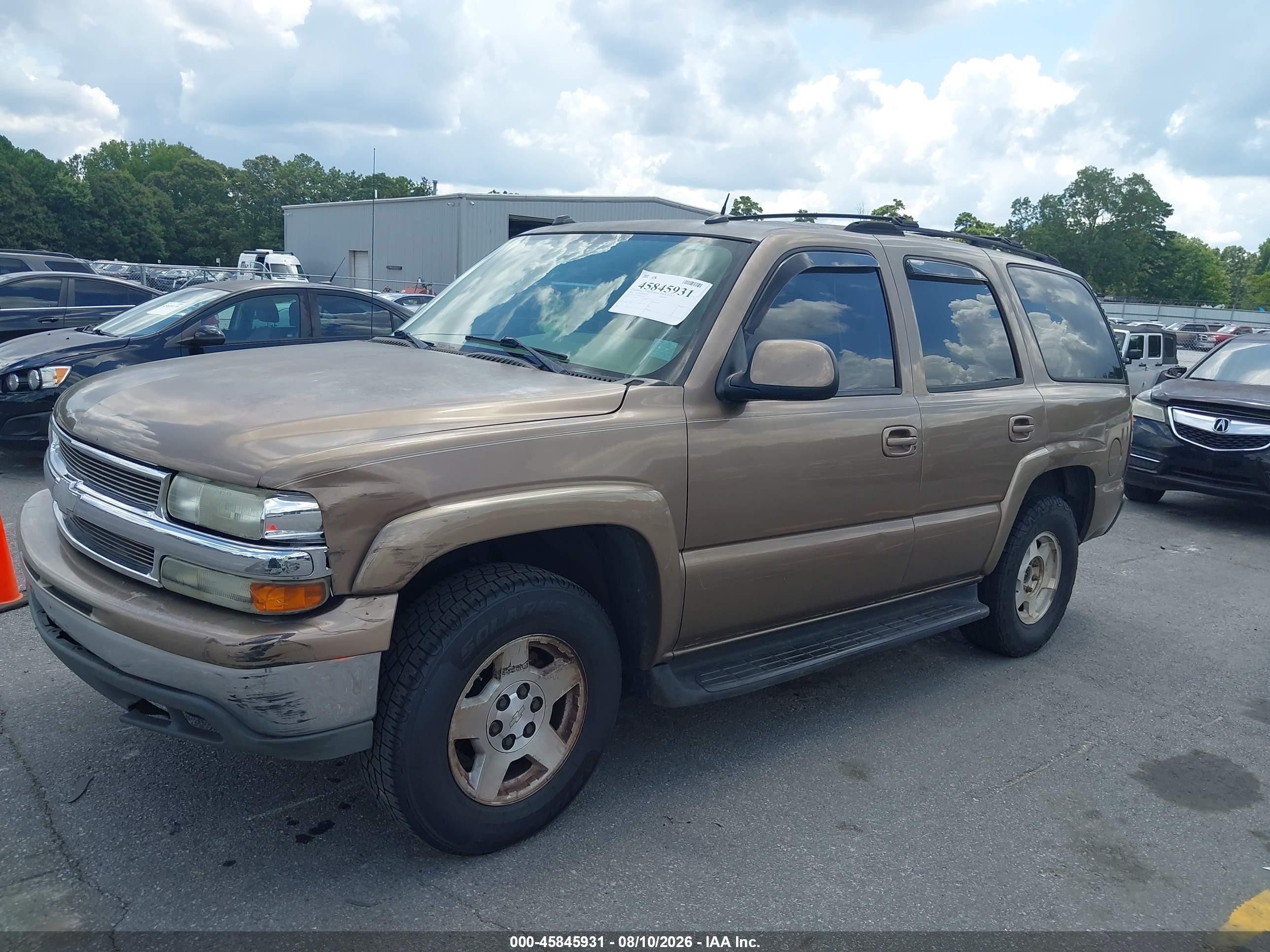 2004 Chevrolet Tahoe Lt Gold vin: 1GNEC13Z84R246929