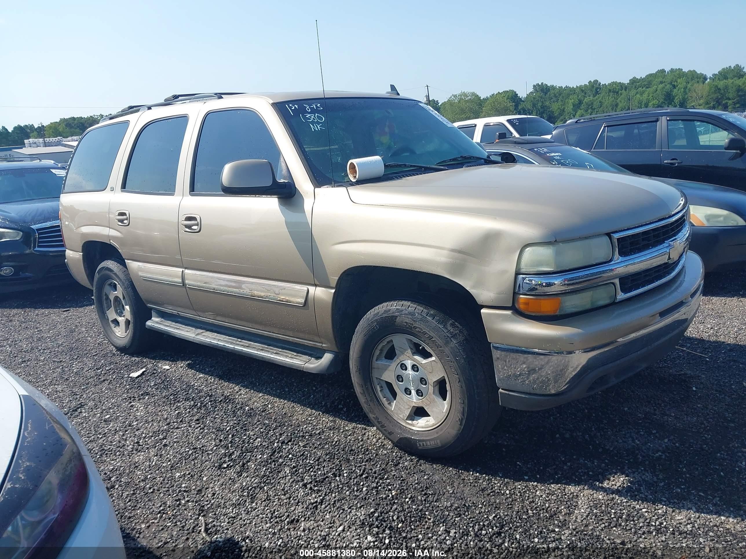 2006 Chevrolet Tahoe Lt Champagne vin: 1GNEC13Z86R104812
