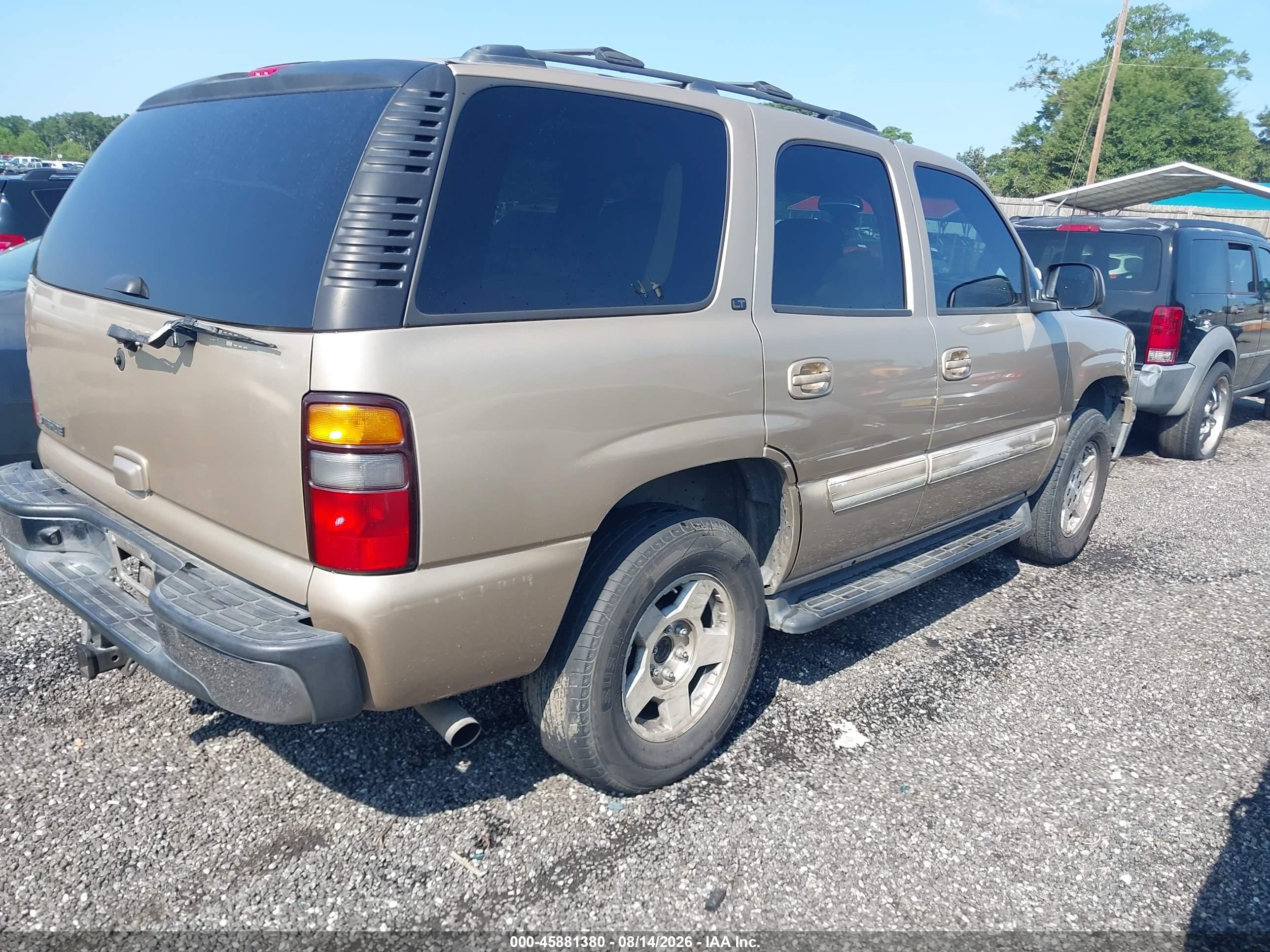 2006 Chevrolet Tahoe Lt Champagne vin: 1GNEC13Z86R104812