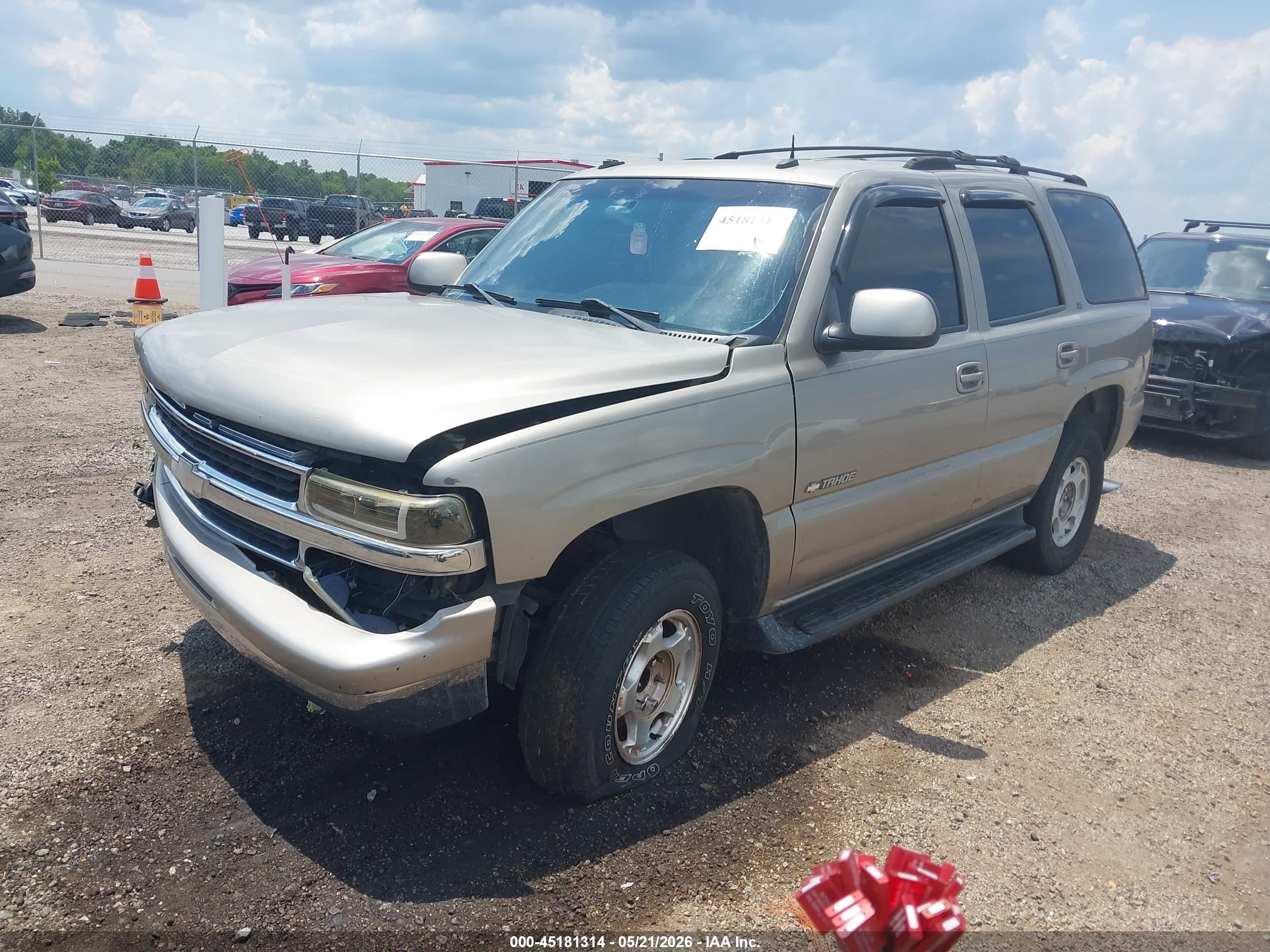 2003 Chevrolet Tahoe Lt Tan vin: 1GNEC13Z93R104555