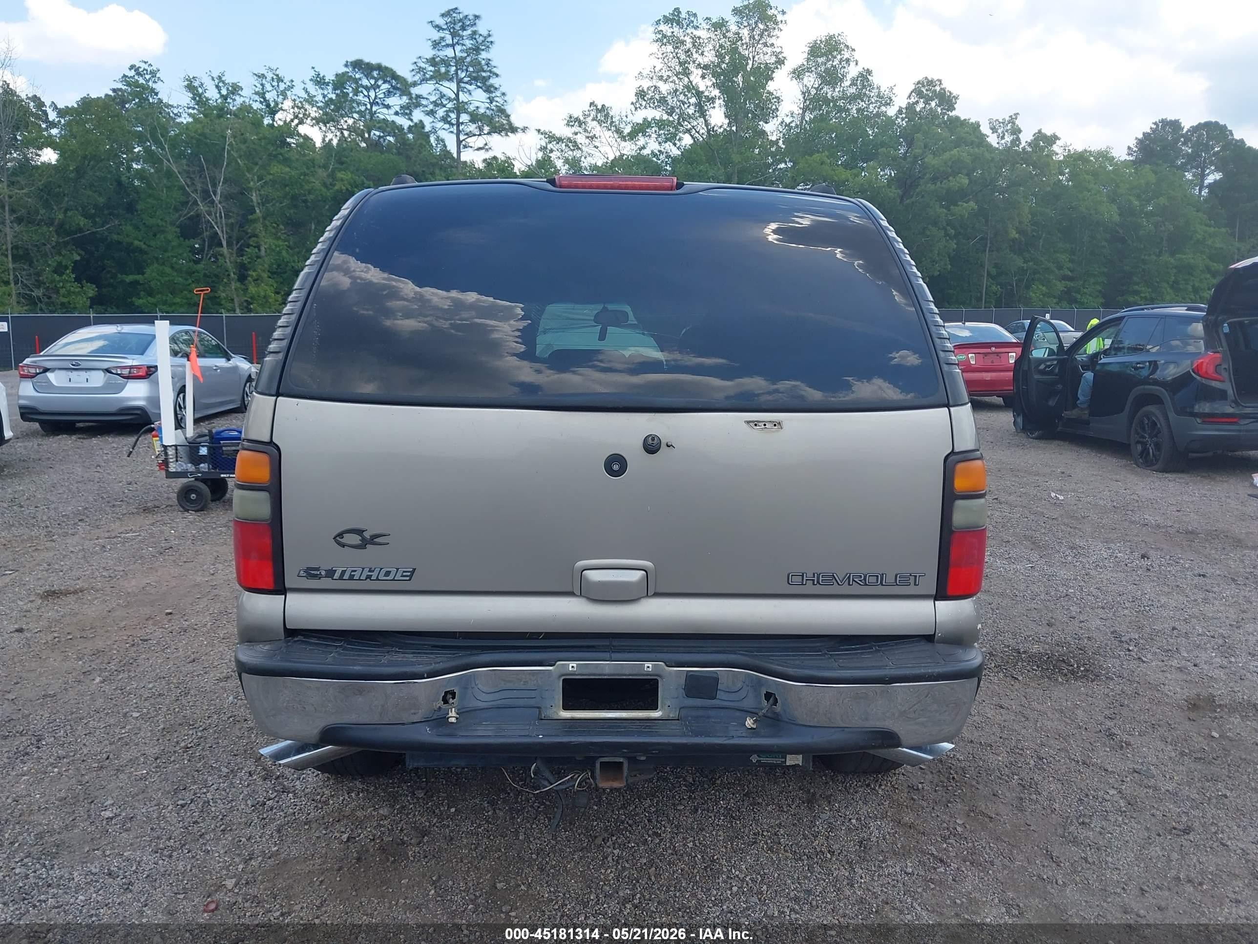 2003 Chevrolet Tahoe Lt Tan vin: 1GNEC13Z93R104555