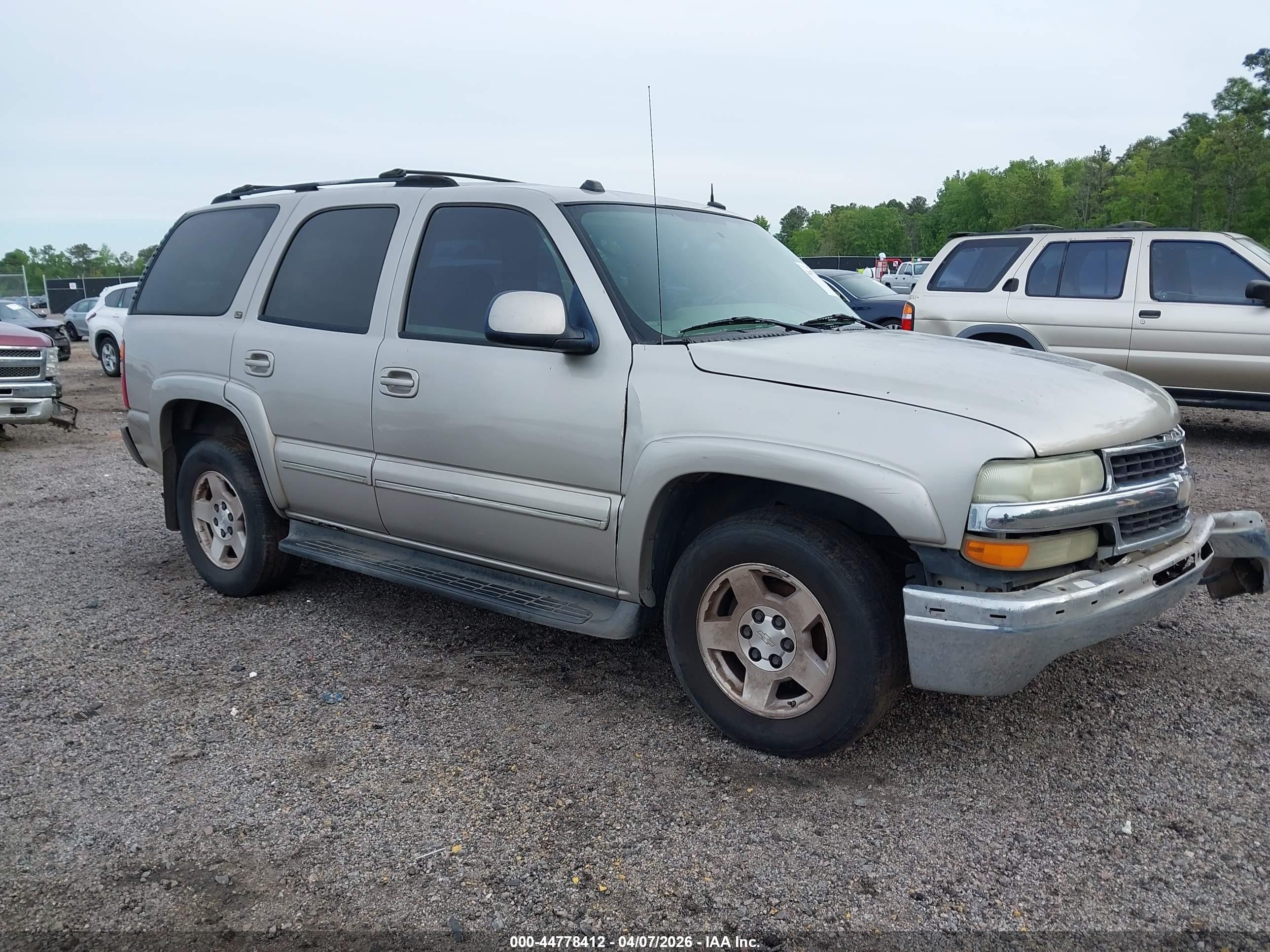2004 Chevrolet Tahoe Lt Beige vin: 1GNEC13Z94R182559