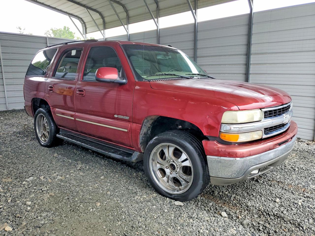2003 Chevrolet Tahoe C1500 Burgundy vin: 1GNEC13ZX3J238764