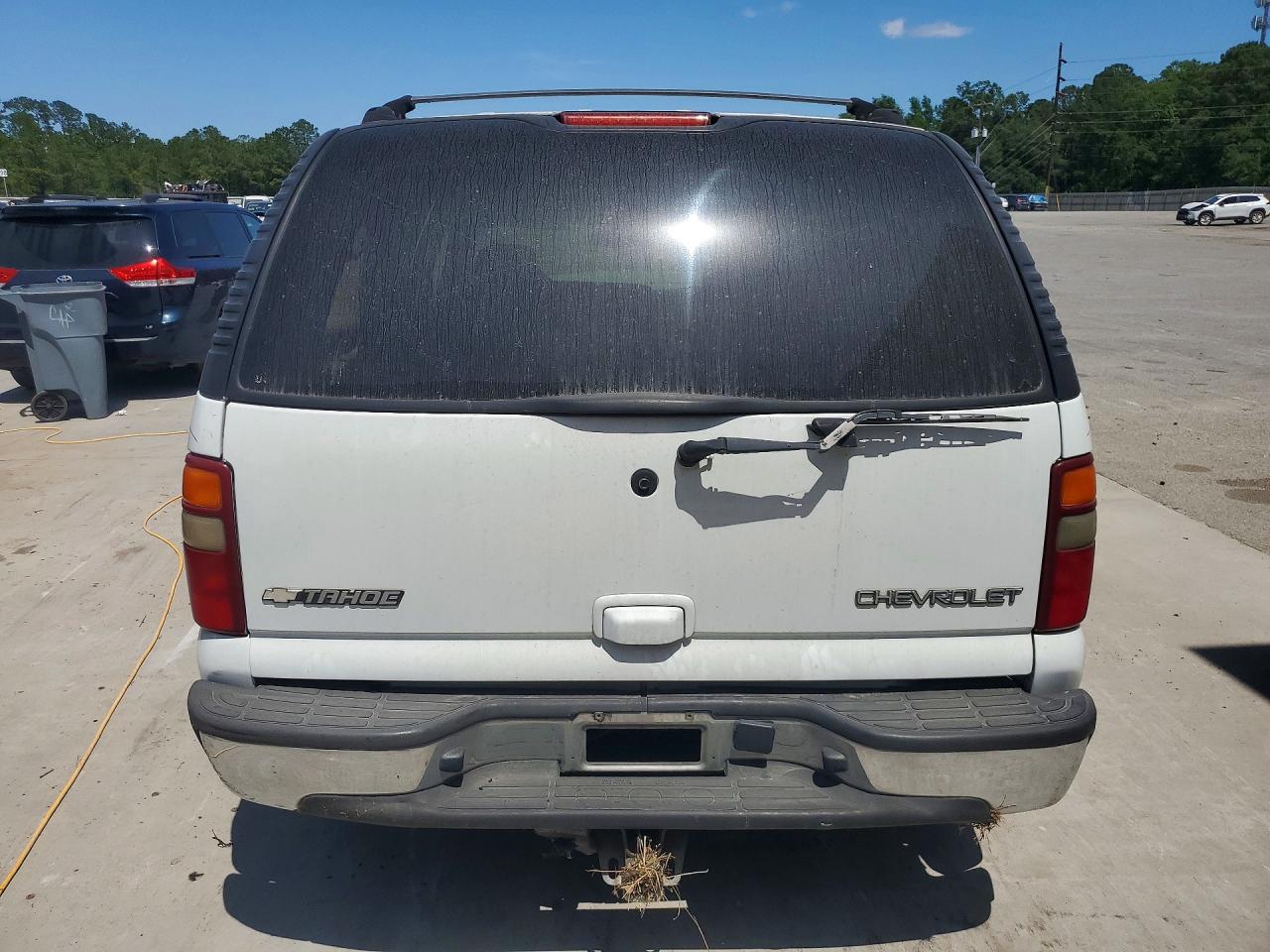 2003 Chevrolet Tahoe C1500 White vin: 1GNEC13ZX3J339352