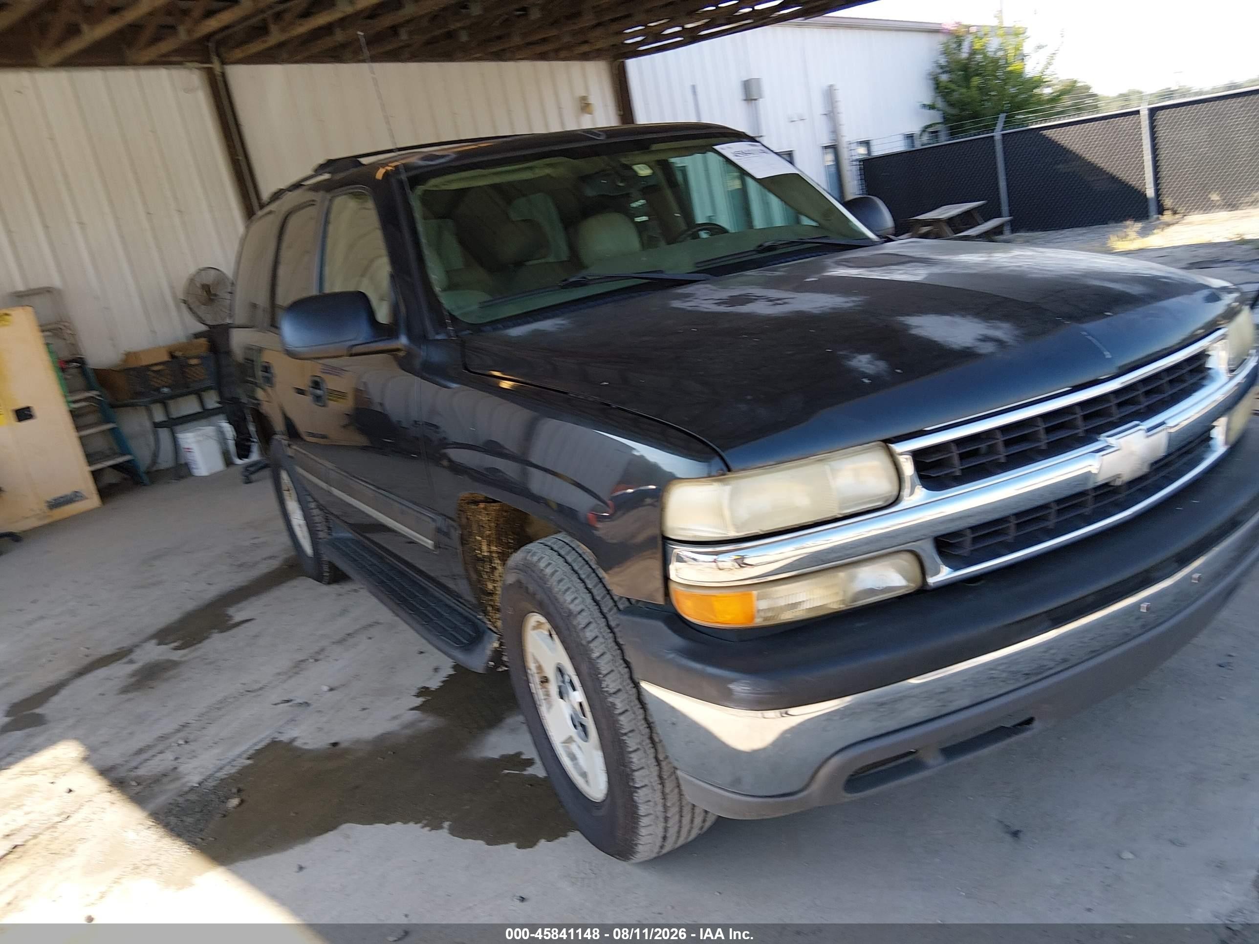 2004 Chevrolet Tahoe Ls Black vin: 1GNEC13ZX4J290462