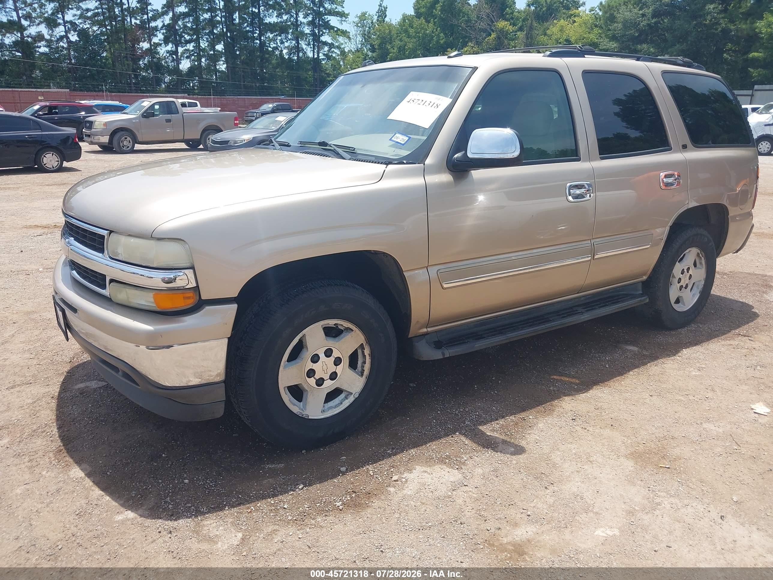2005 Chevrolet Tahoe Lt Champagne vin: 1GNEC13ZX5R256587