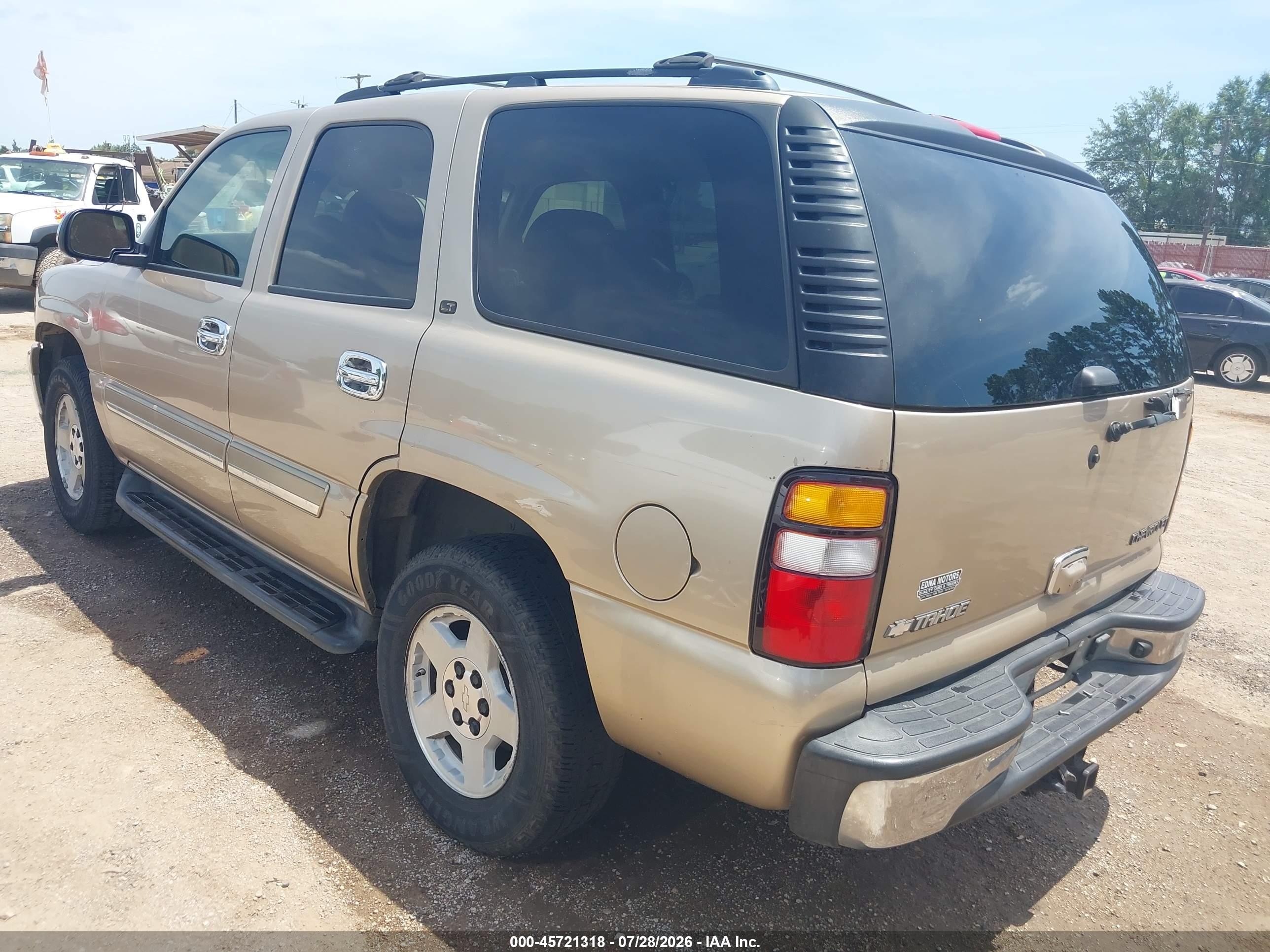 2005 Chevrolet Tahoe Lt Champagne vin: 1GNEC13ZX5R256587