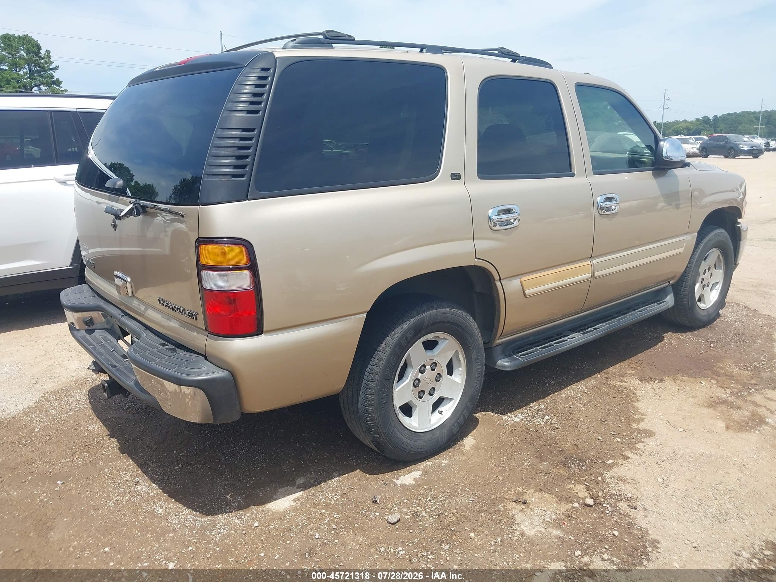 2005 Chevrolet Tahoe Lt Champagne vin: 1GNEC13ZX5R256587