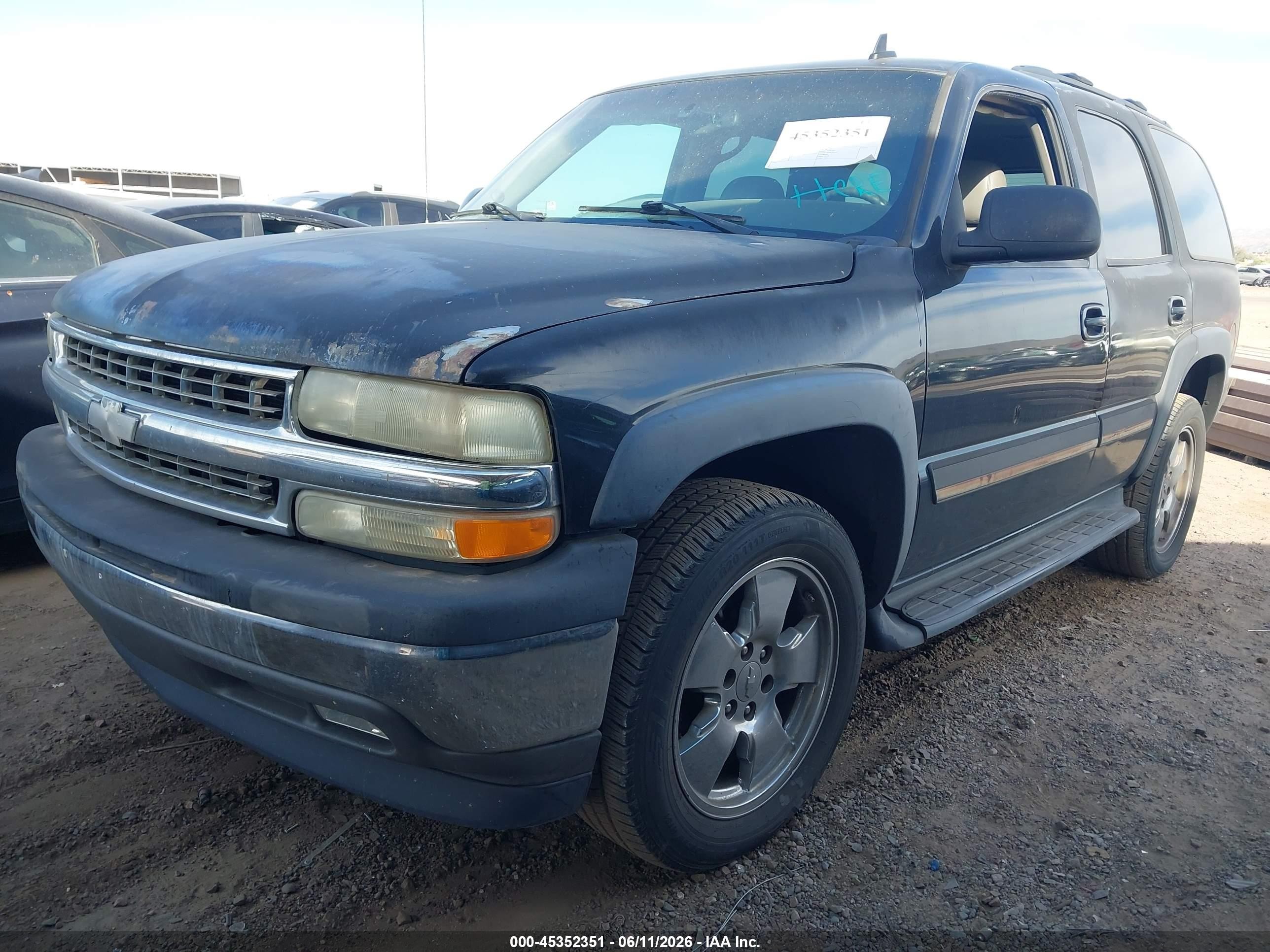 2006 Chevrolet Tahoe Lt Black vin: 1GNEC13ZX6R154014