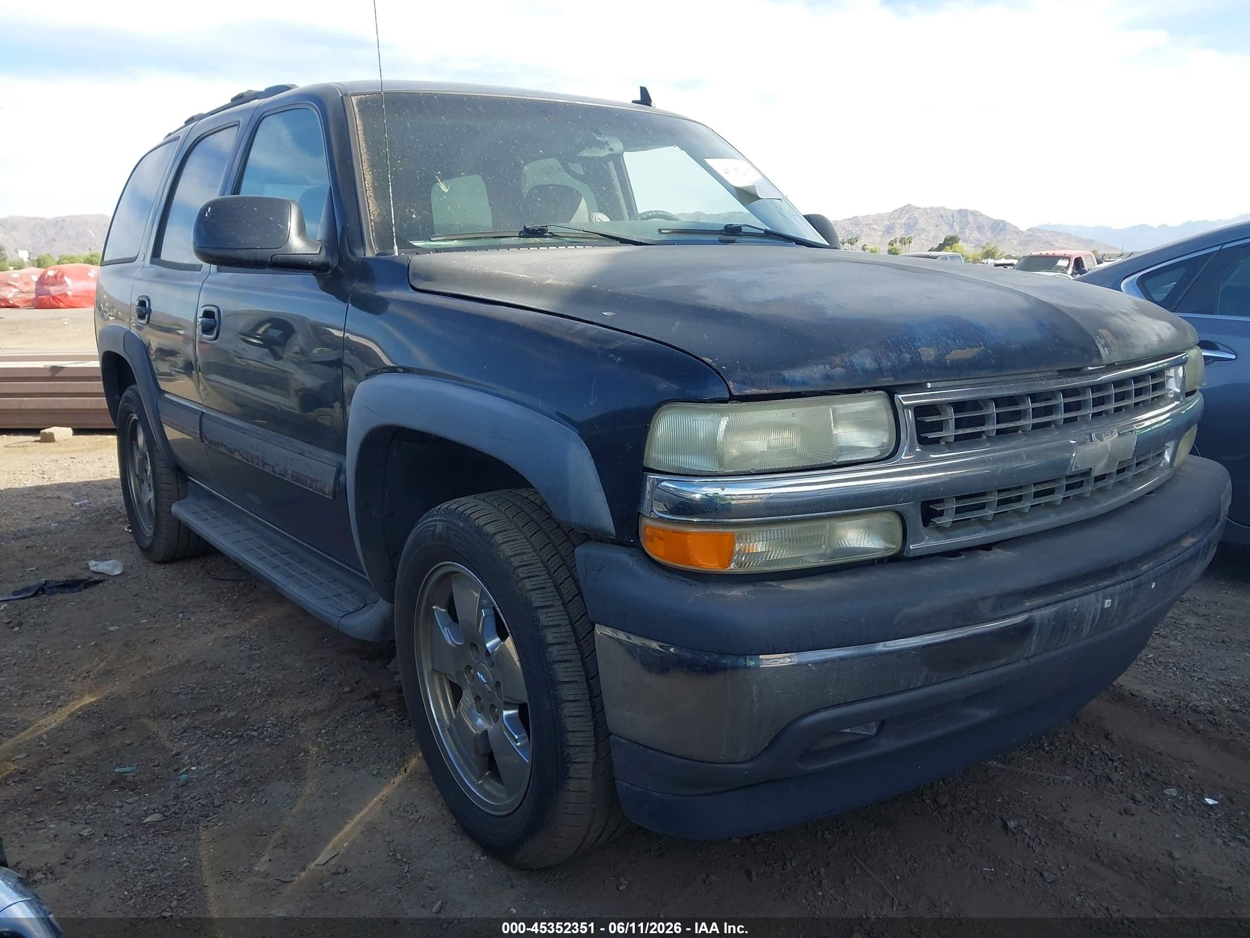 2006 Chevrolet Tahoe Lt Black vin: 1GNEC13ZX6R154014