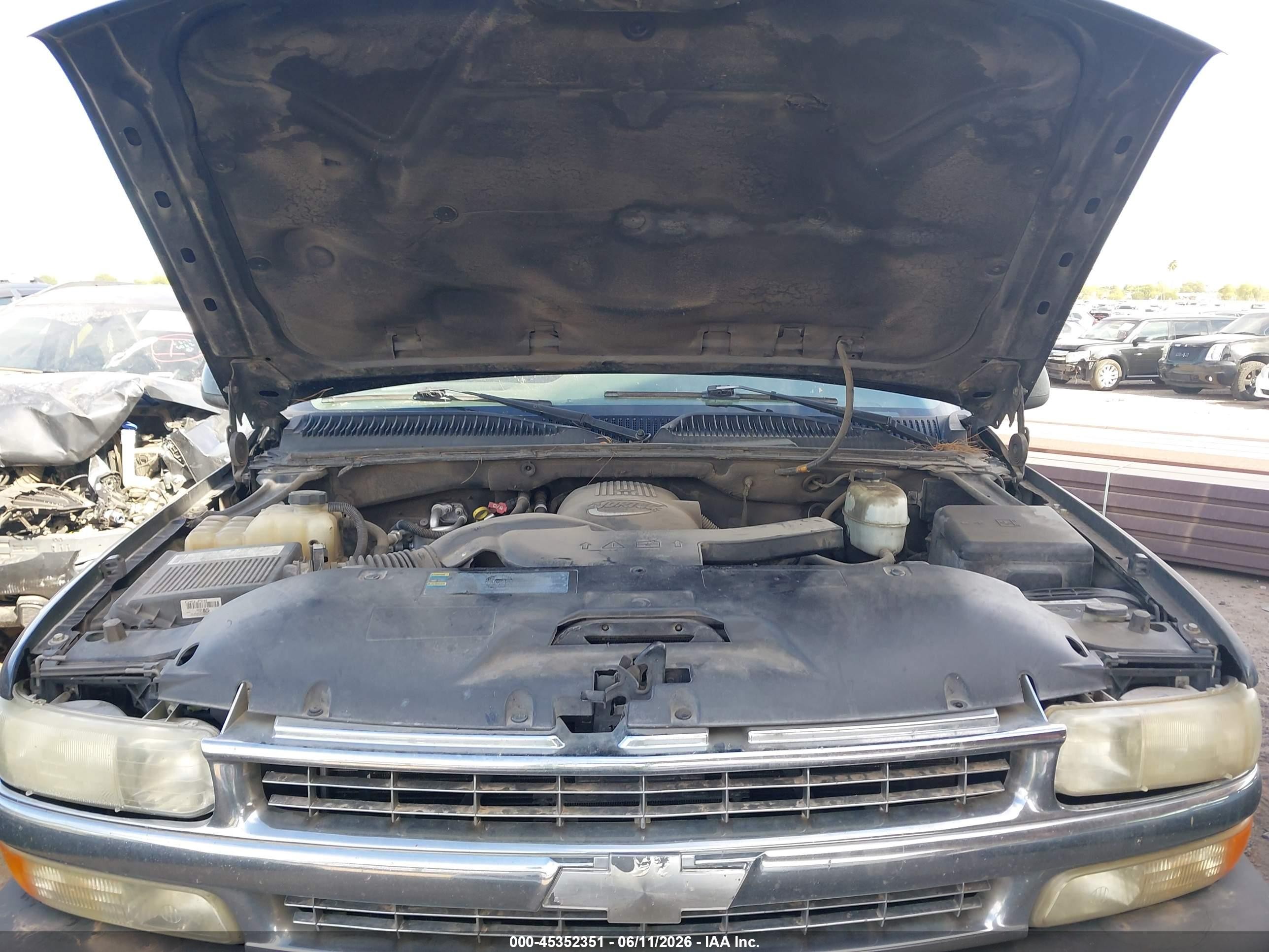 2006 Chevrolet Tahoe Lt Black vin: 1GNEC13ZX6R154014