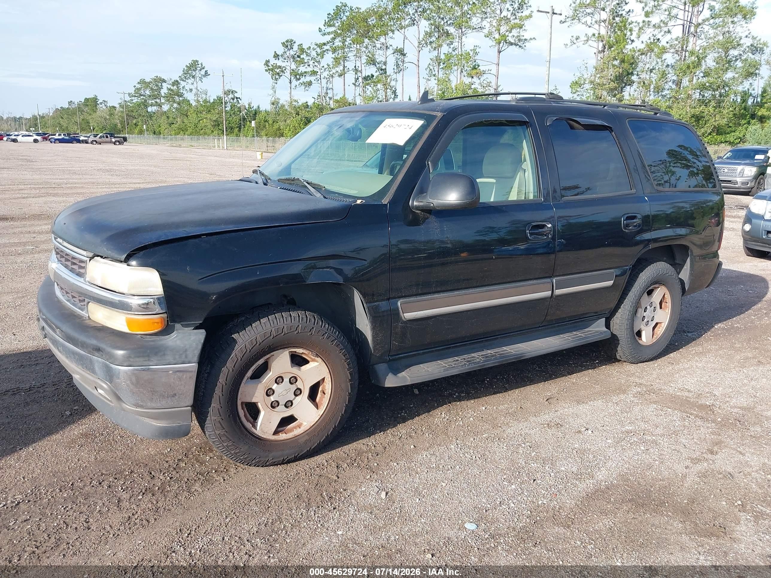 2006 Chevrolet Tahoe Lt Black vin: 1GNEC13ZX6R163313