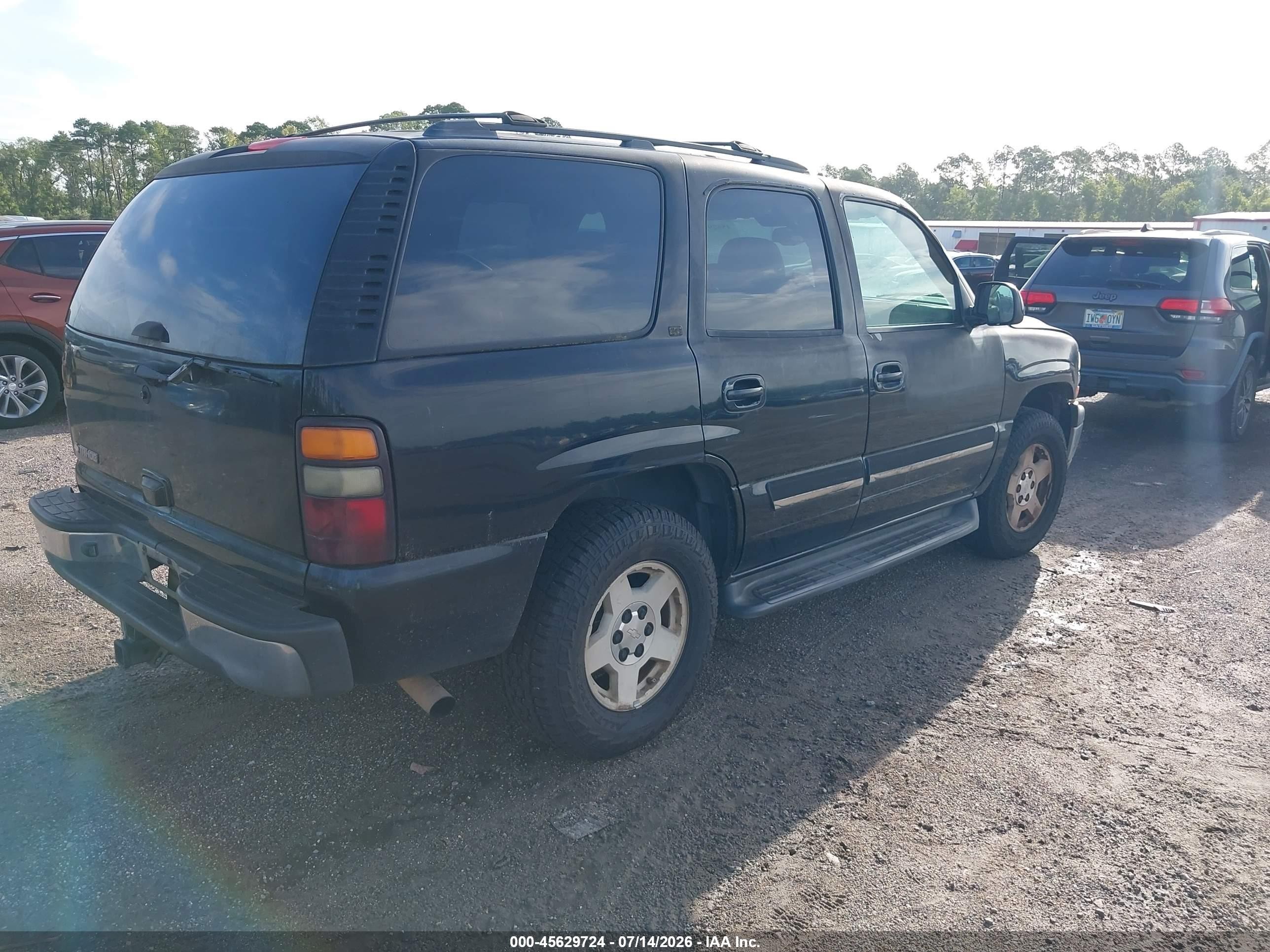 2006 Chevrolet Tahoe Lt Black vin: 1GNEC13ZX6R163313