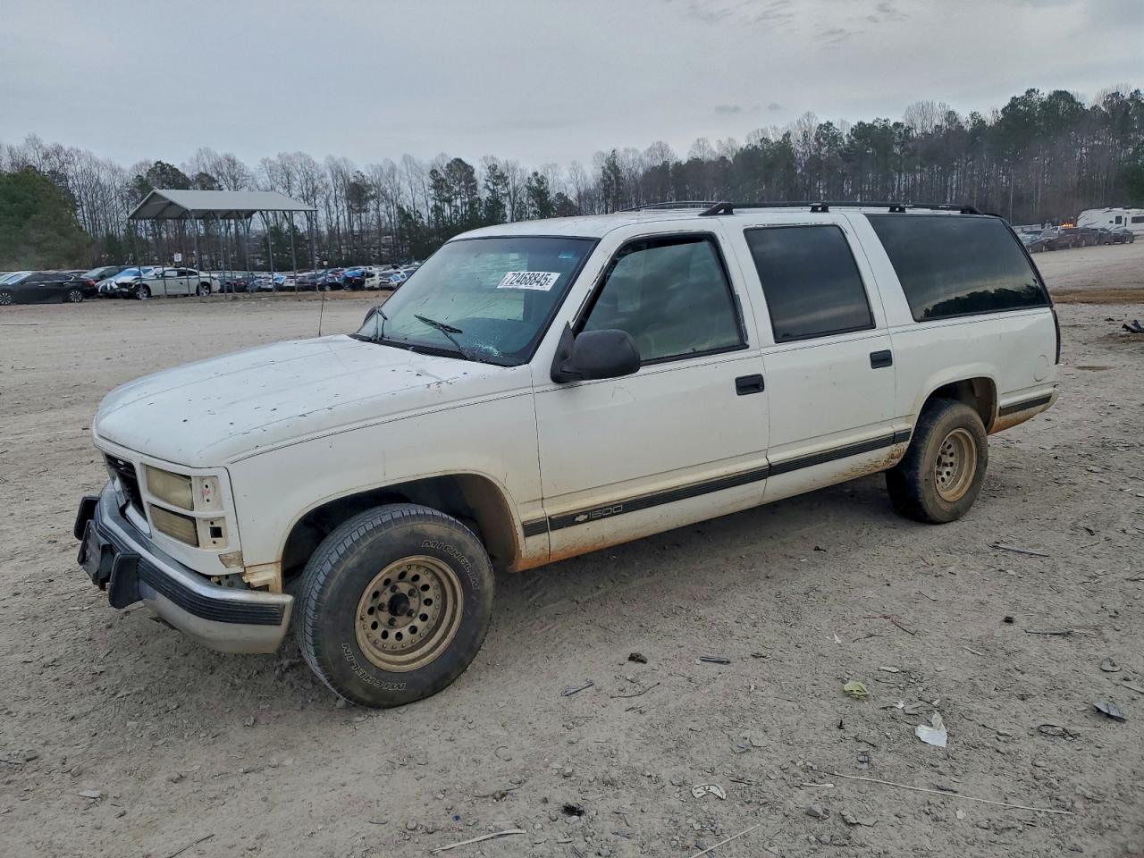 1995 Chevrolet Suburban C1500 White vin: 1GNEC16KXSJ342295