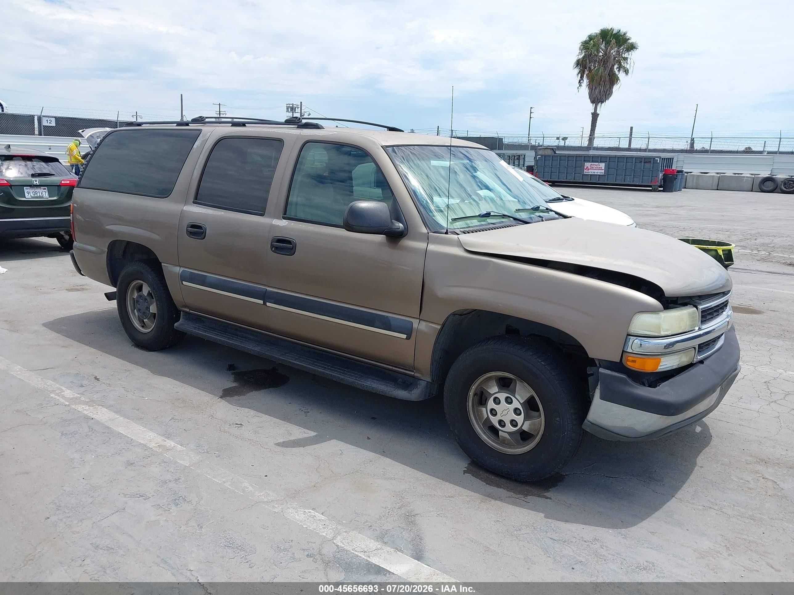 2003 Chevrolet Suburban 1500 Ls Tan vin: 1GNEC16T23J340616
