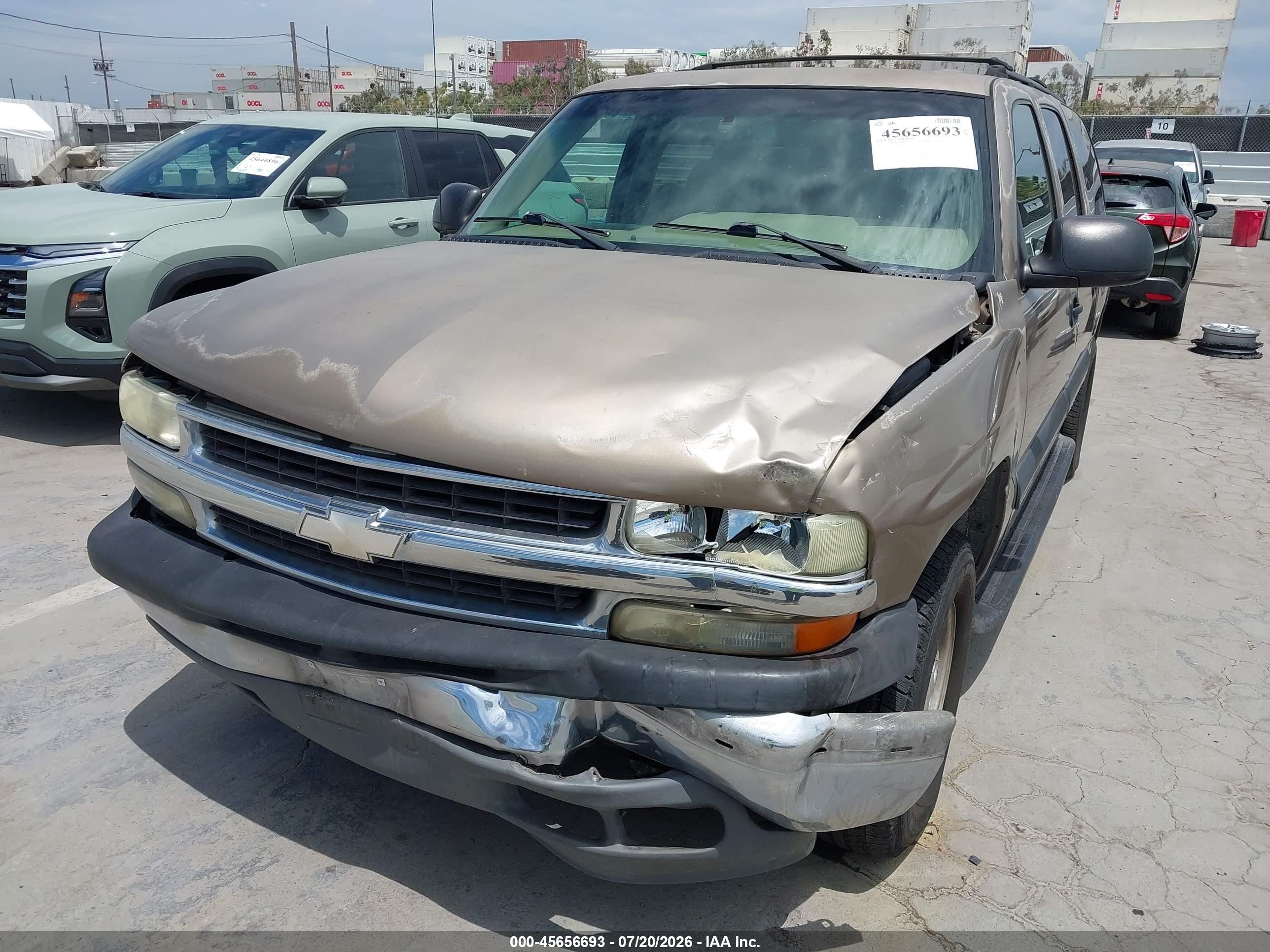 2003 Chevrolet Suburban 1500 Ls Tan vin: 1GNEC16T23J340616