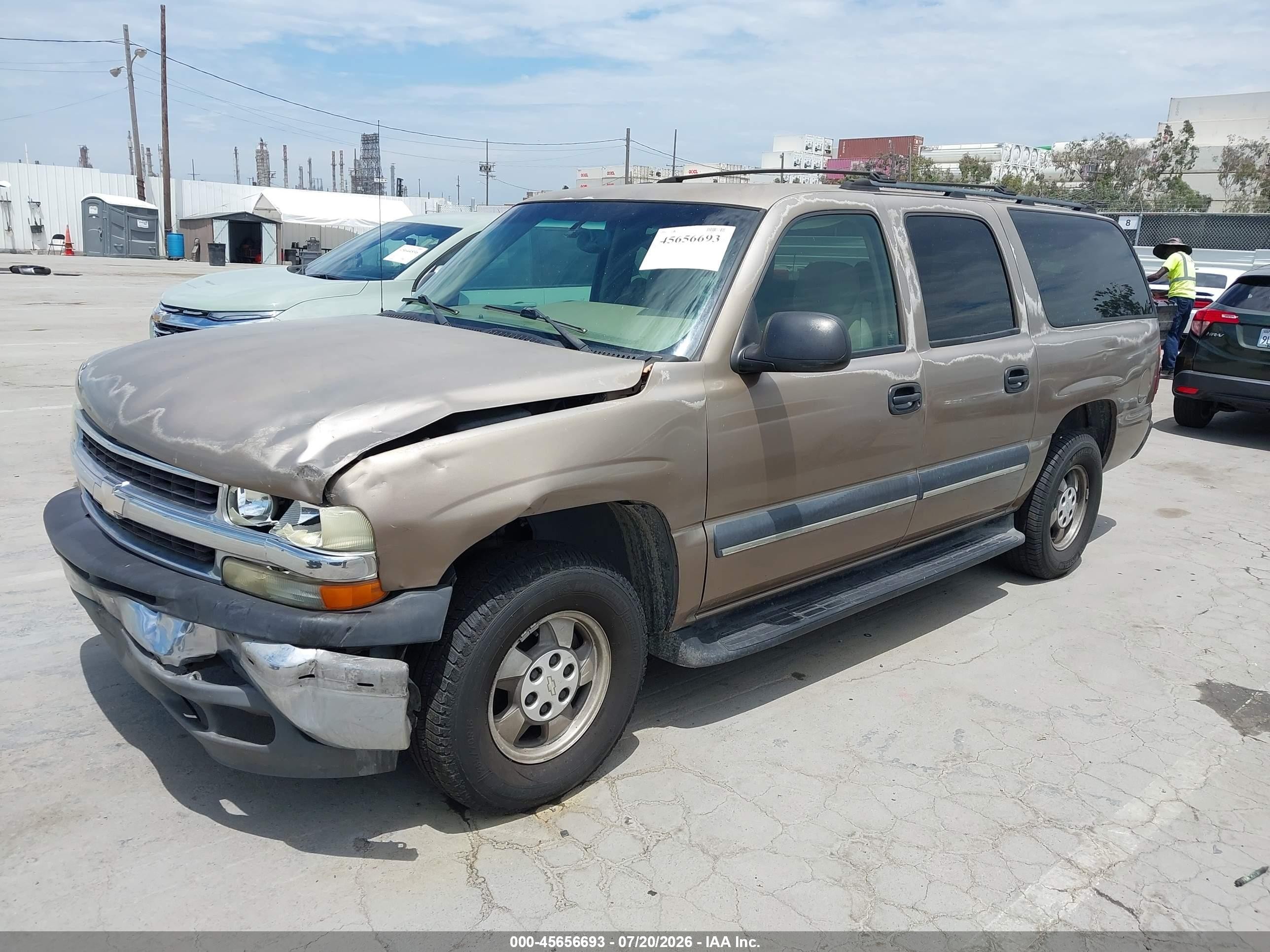 2003 Chevrolet Suburban 1500 Ls Tan vin: 1GNEC16T23J340616