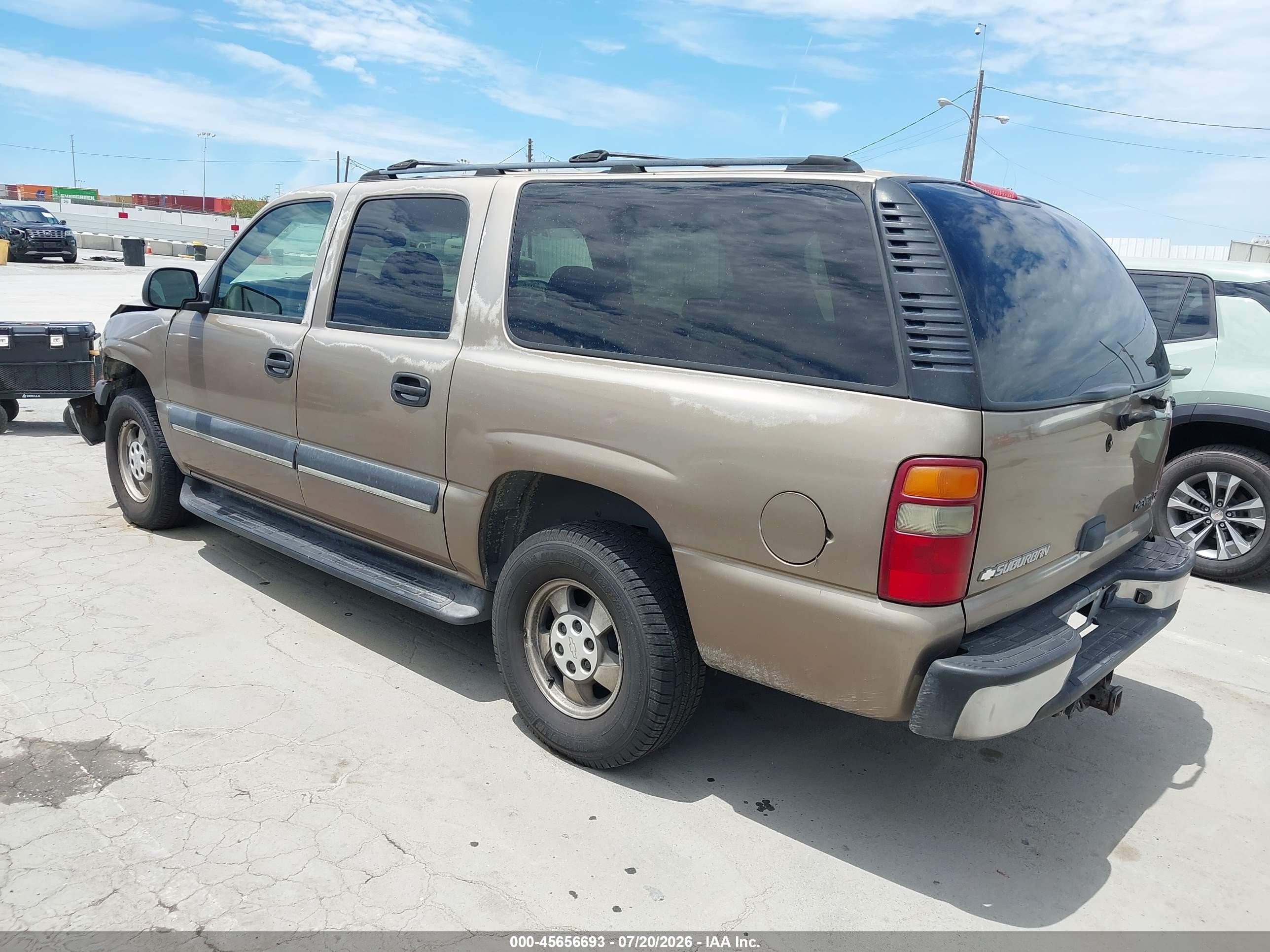 2003 Chevrolet Suburban 1500 Ls Tan vin: 1GNEC16T23J340616