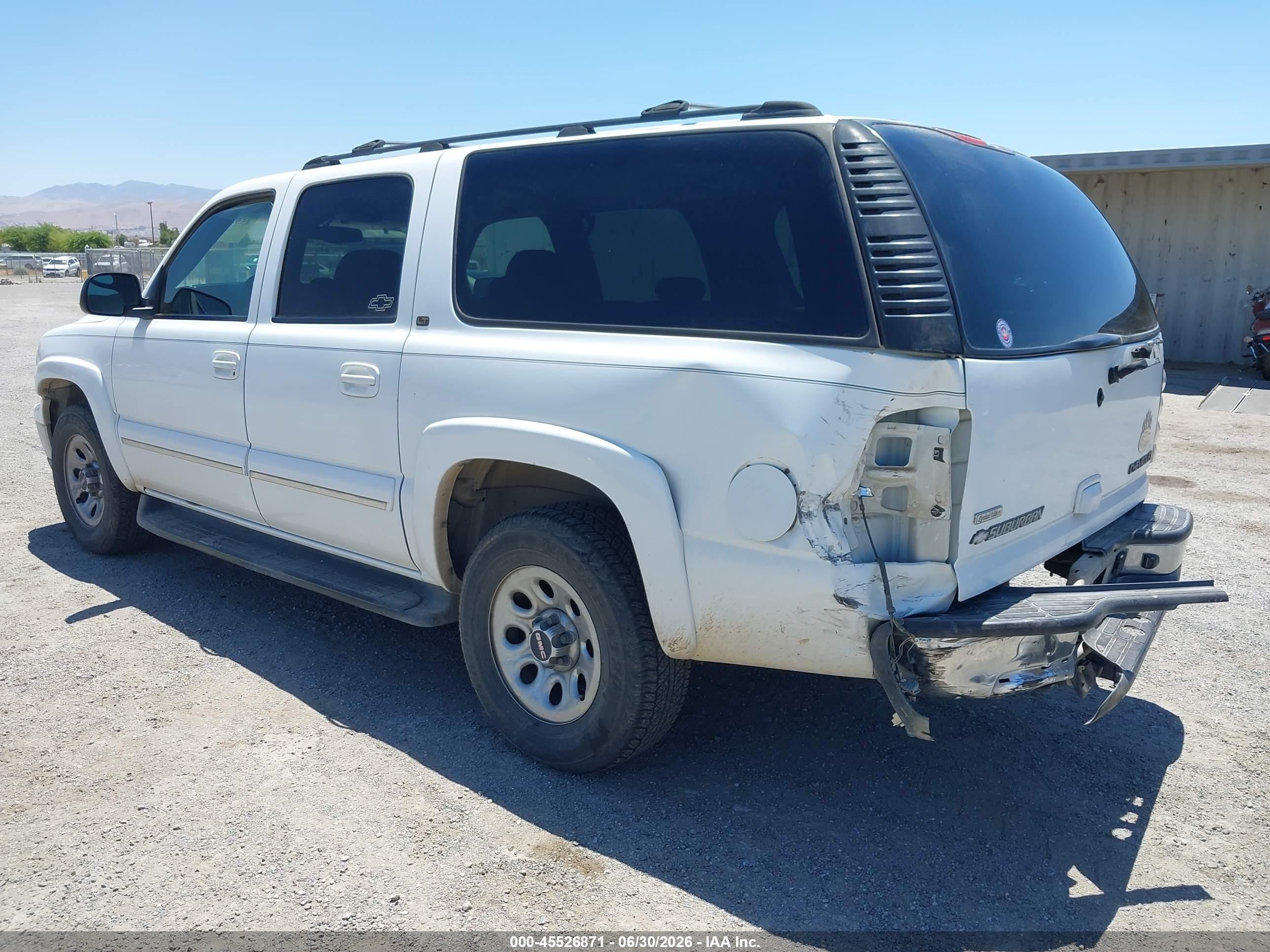 2002 Chevrolet Suburban 1500 Lt White vin: 1GNEC16T52J198017