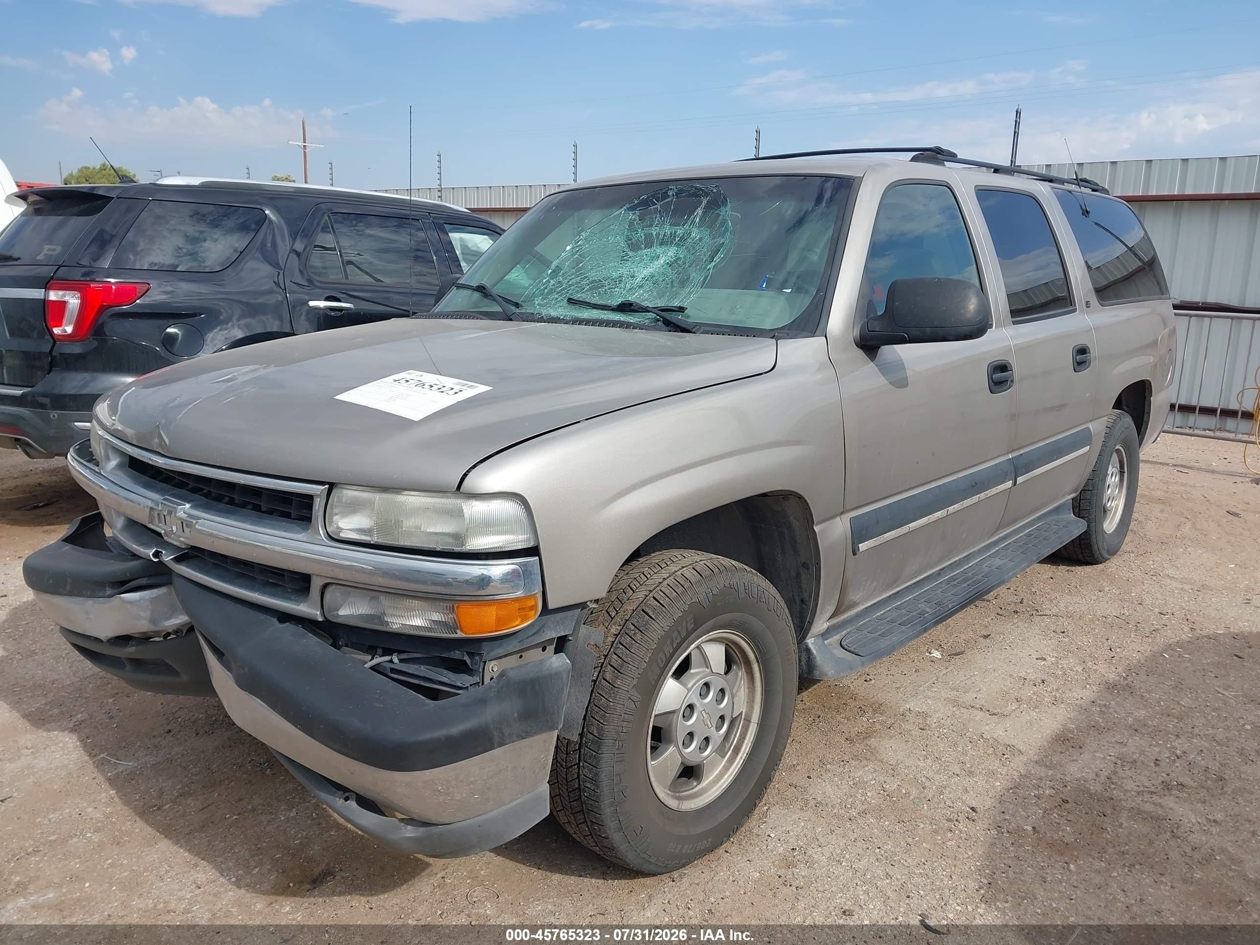 2001 Chevrolet Suburban 1500 Ls Beige vin: 1GNEC16T61J221142
