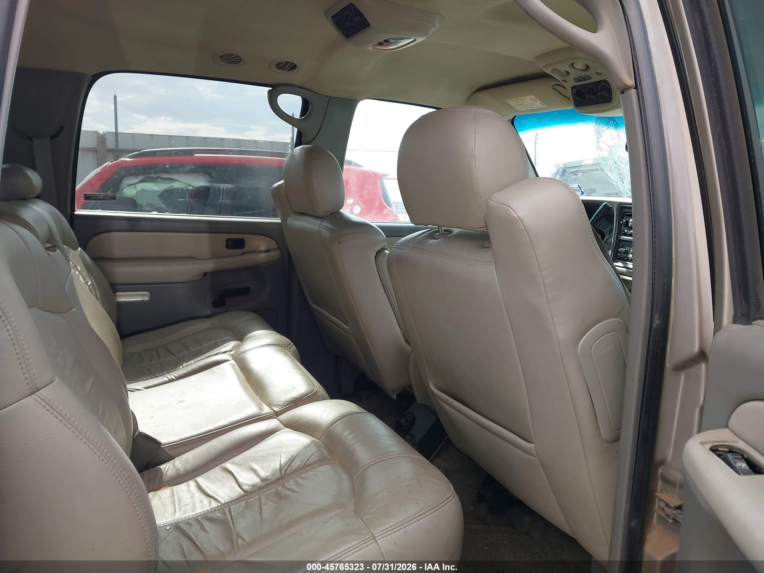 2001 Chevrolet Suburban 1500 Ls Beige vin: 1GNEC16T61J221142