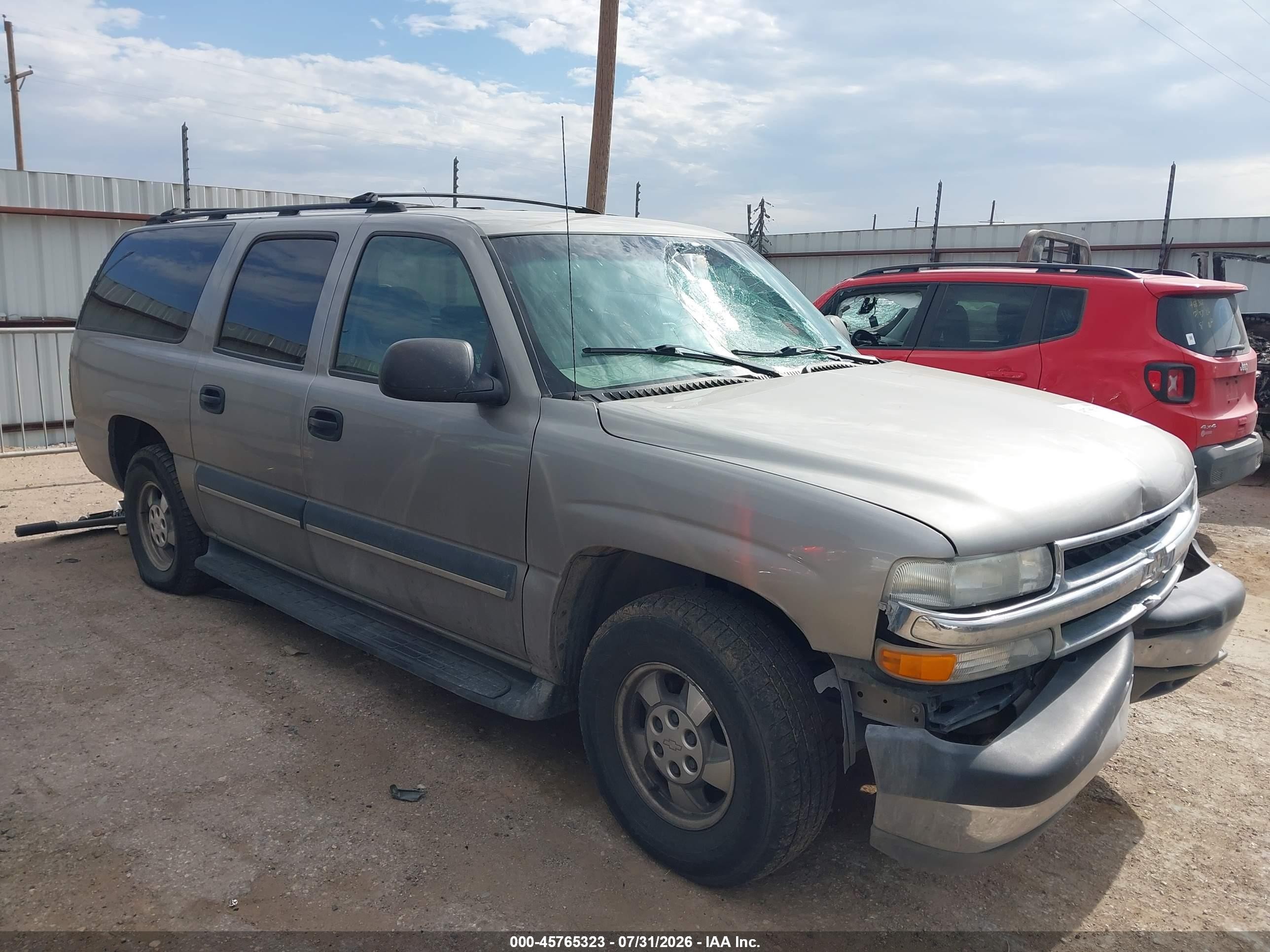 2001 Chevrolet Suburban 1500 Ls Beige vin: 1GNEC16T61J221142